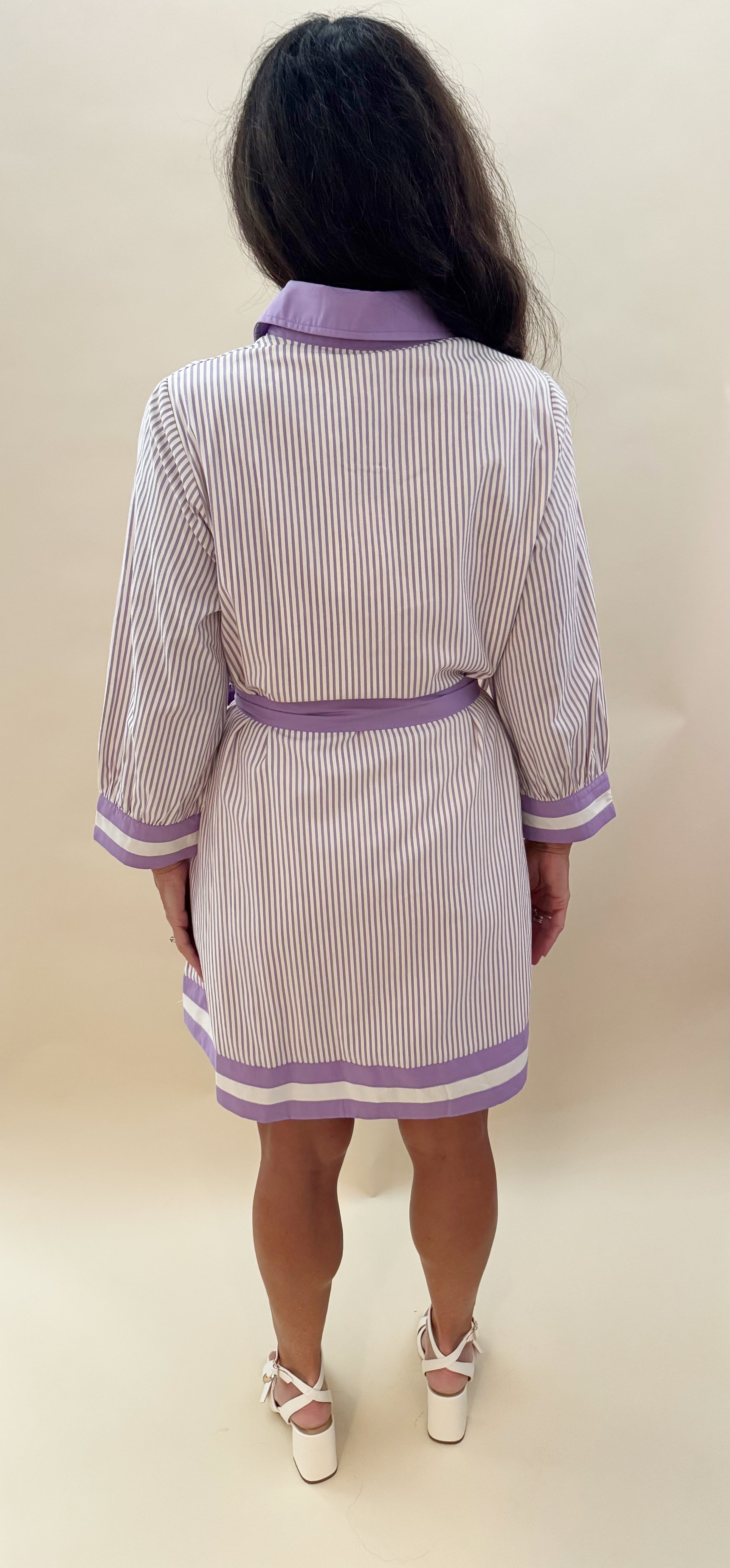 Purple Stripe Dress