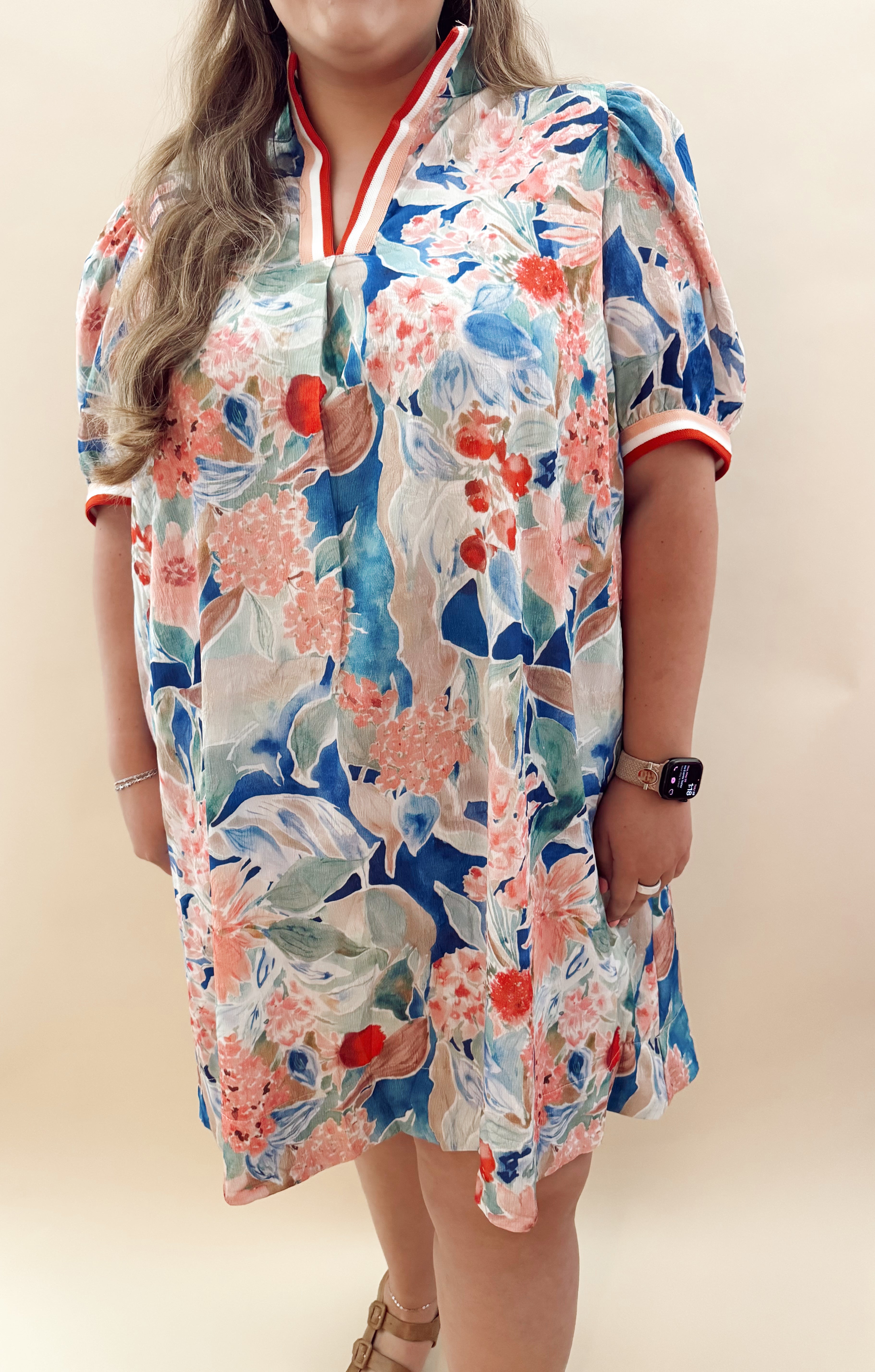 floral maxi dress