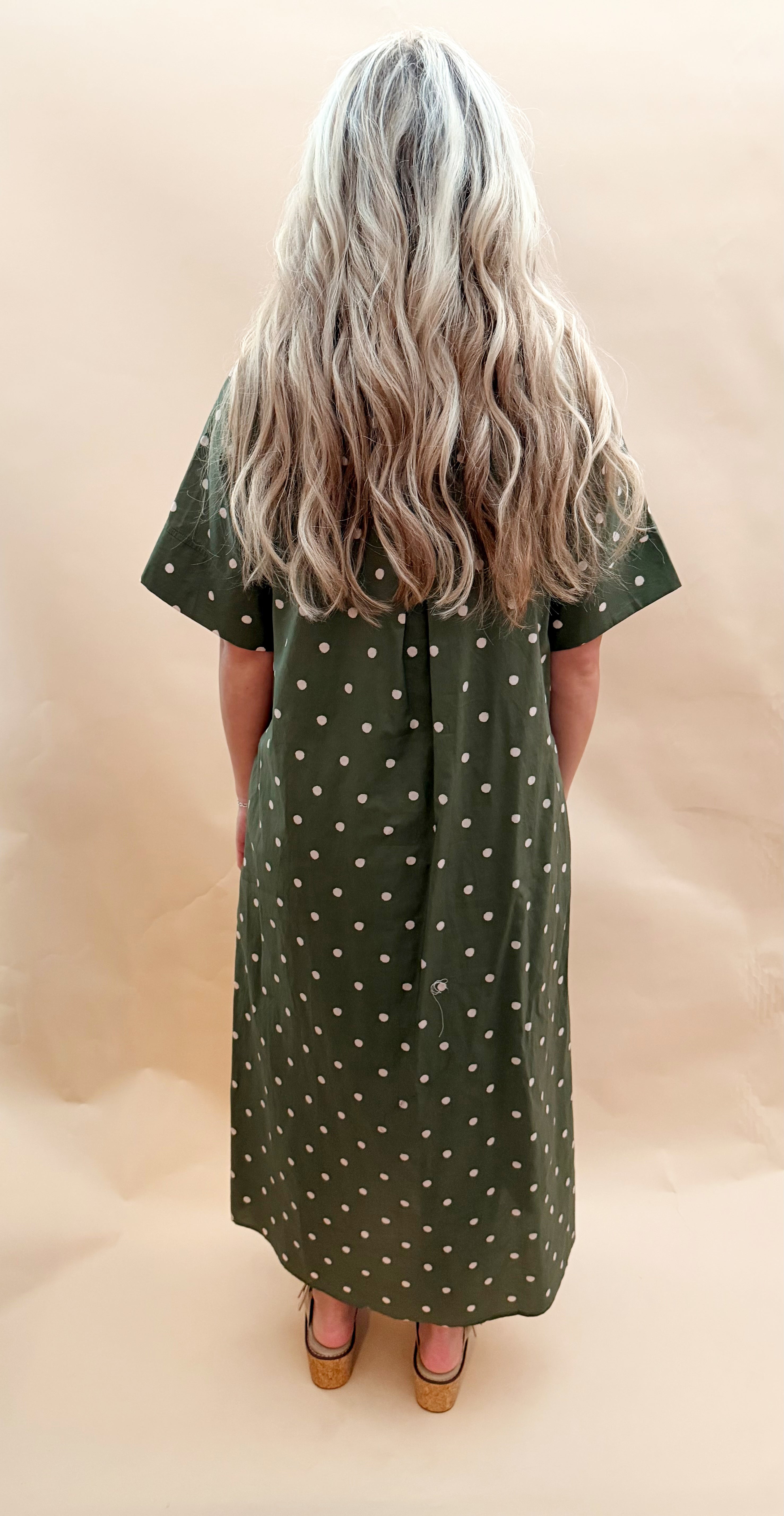 Polka dot Maxi Dress
