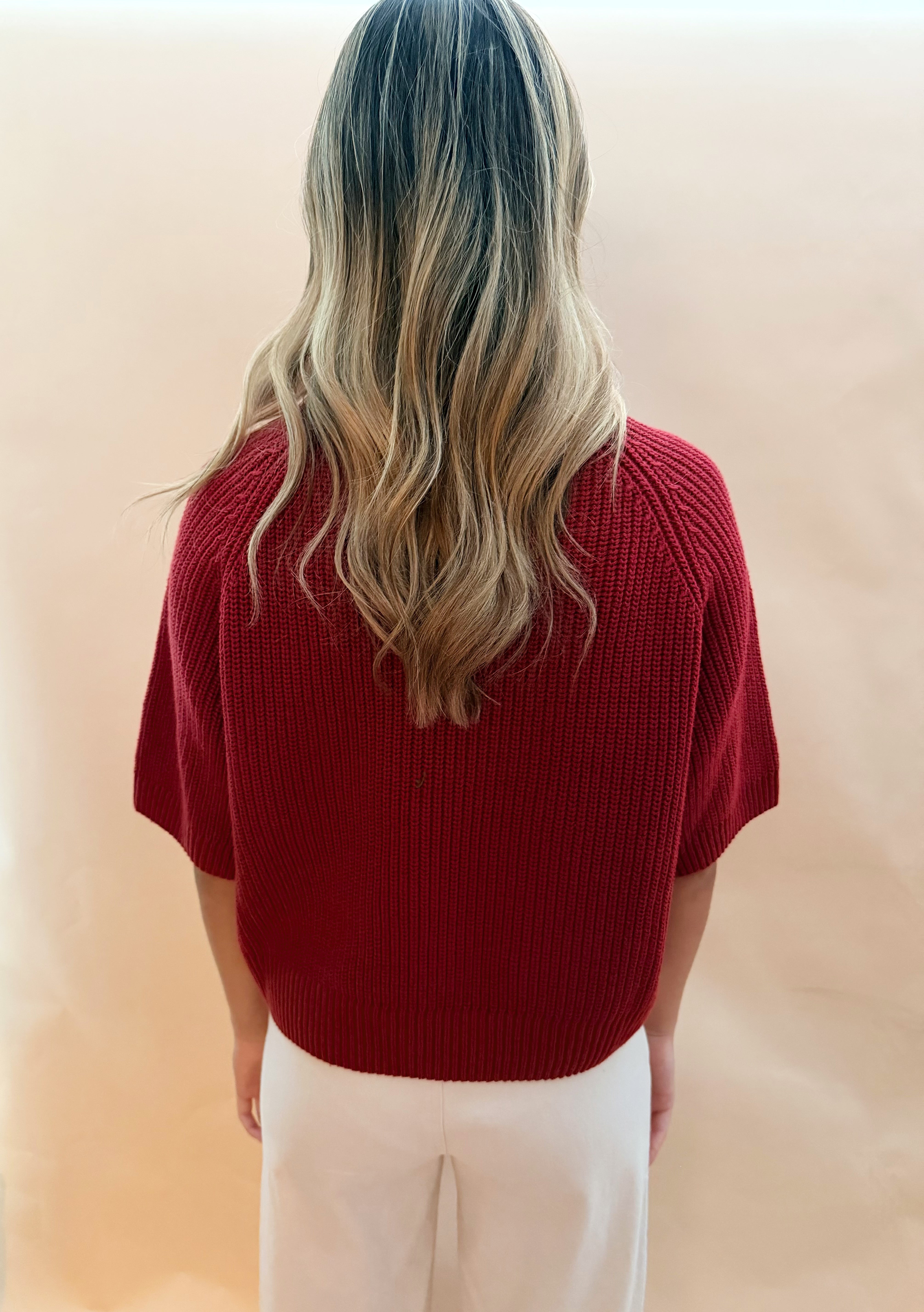 Short Sleeved Sweater