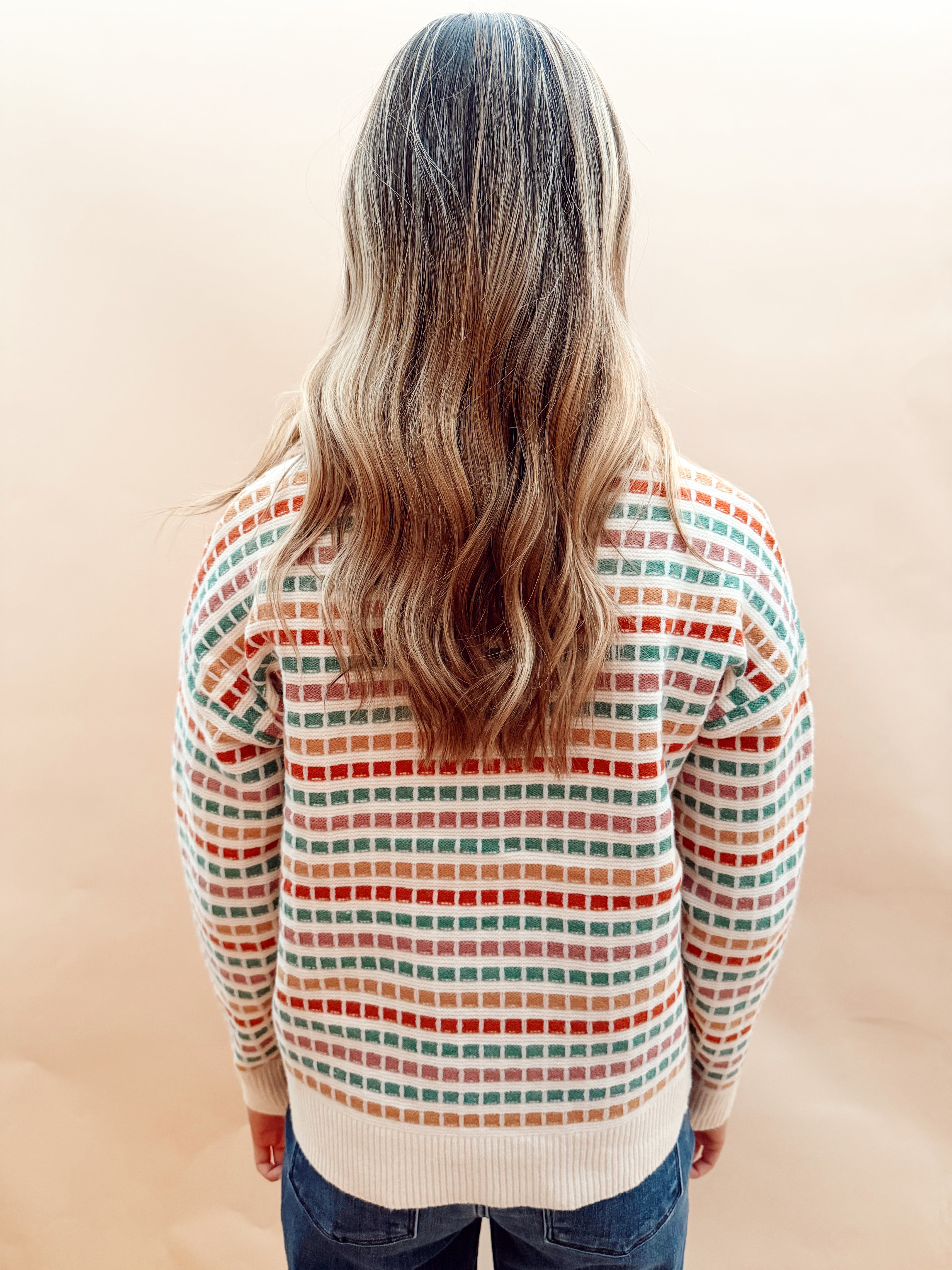 Multicolor stripe sweater