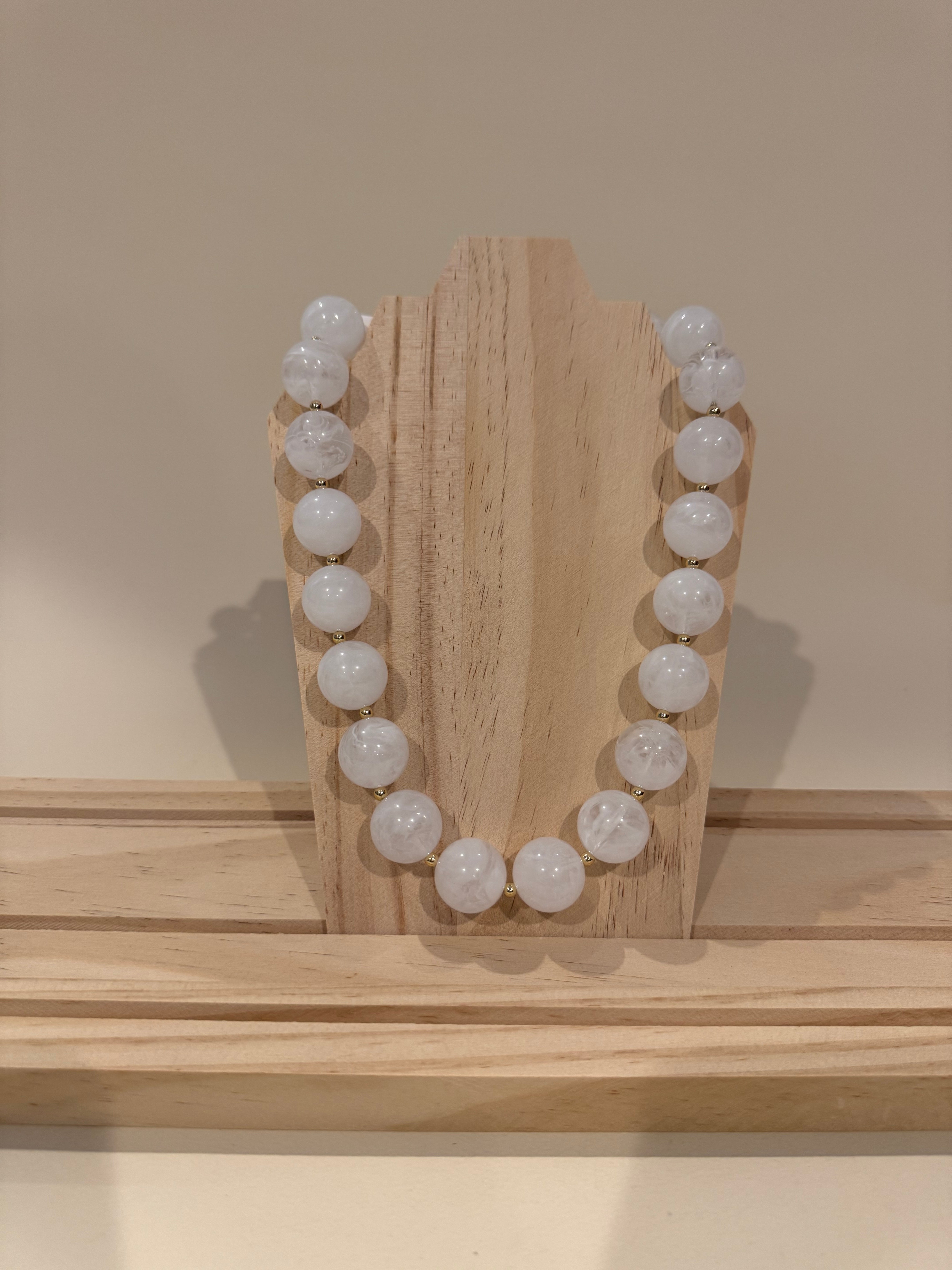 Large bead necklace