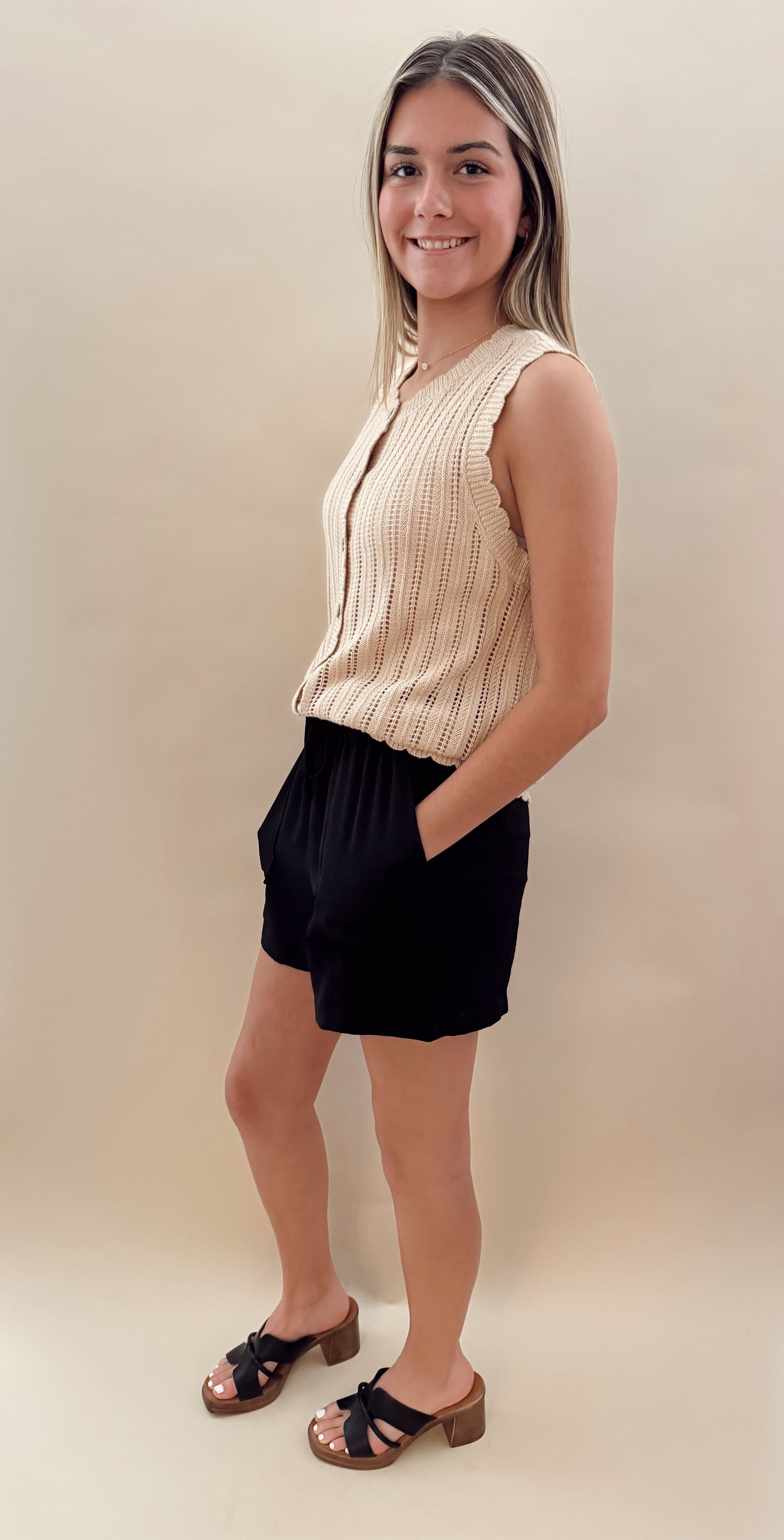 Black shorts
