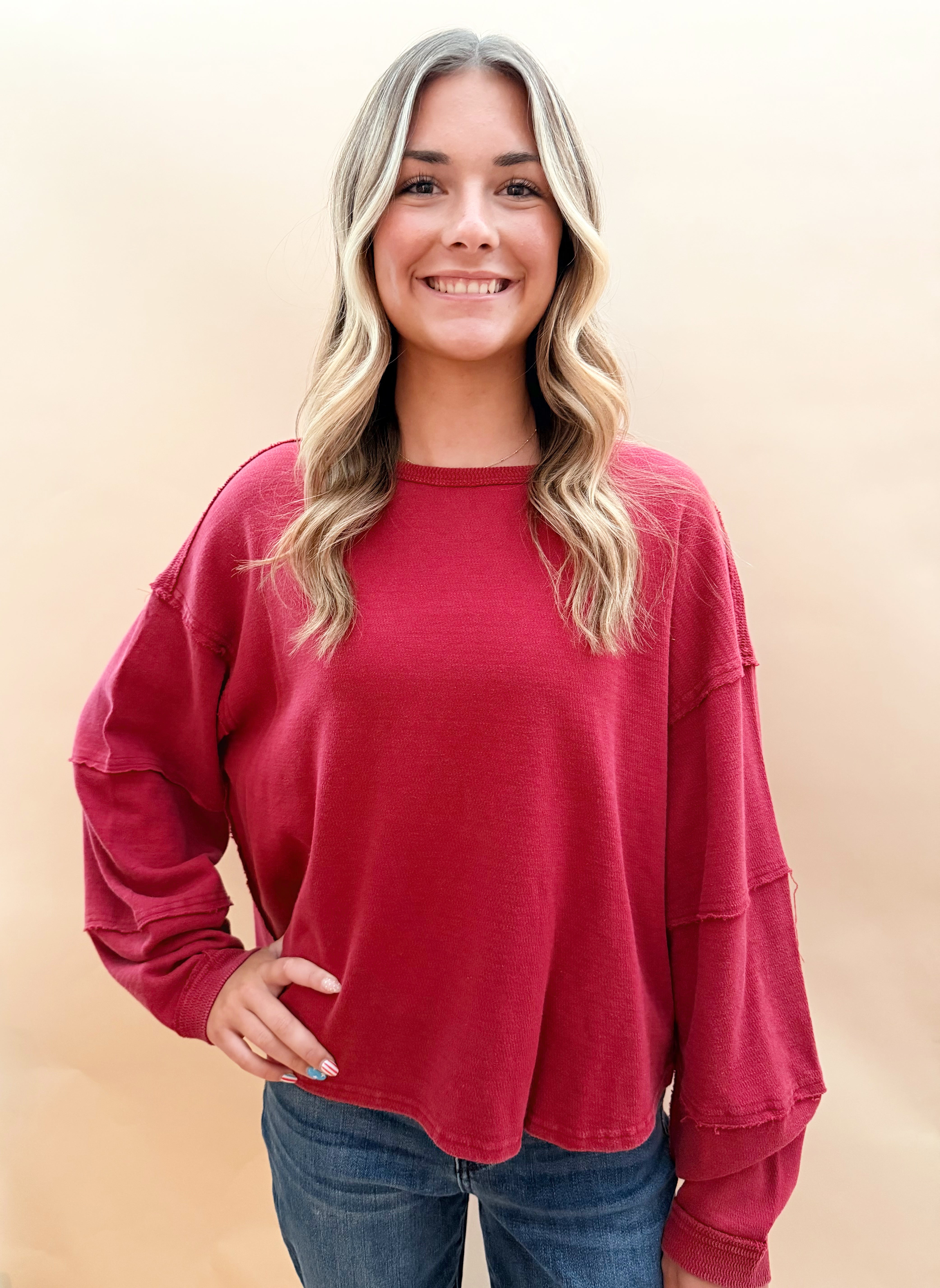 Long Sleeved Knit Top