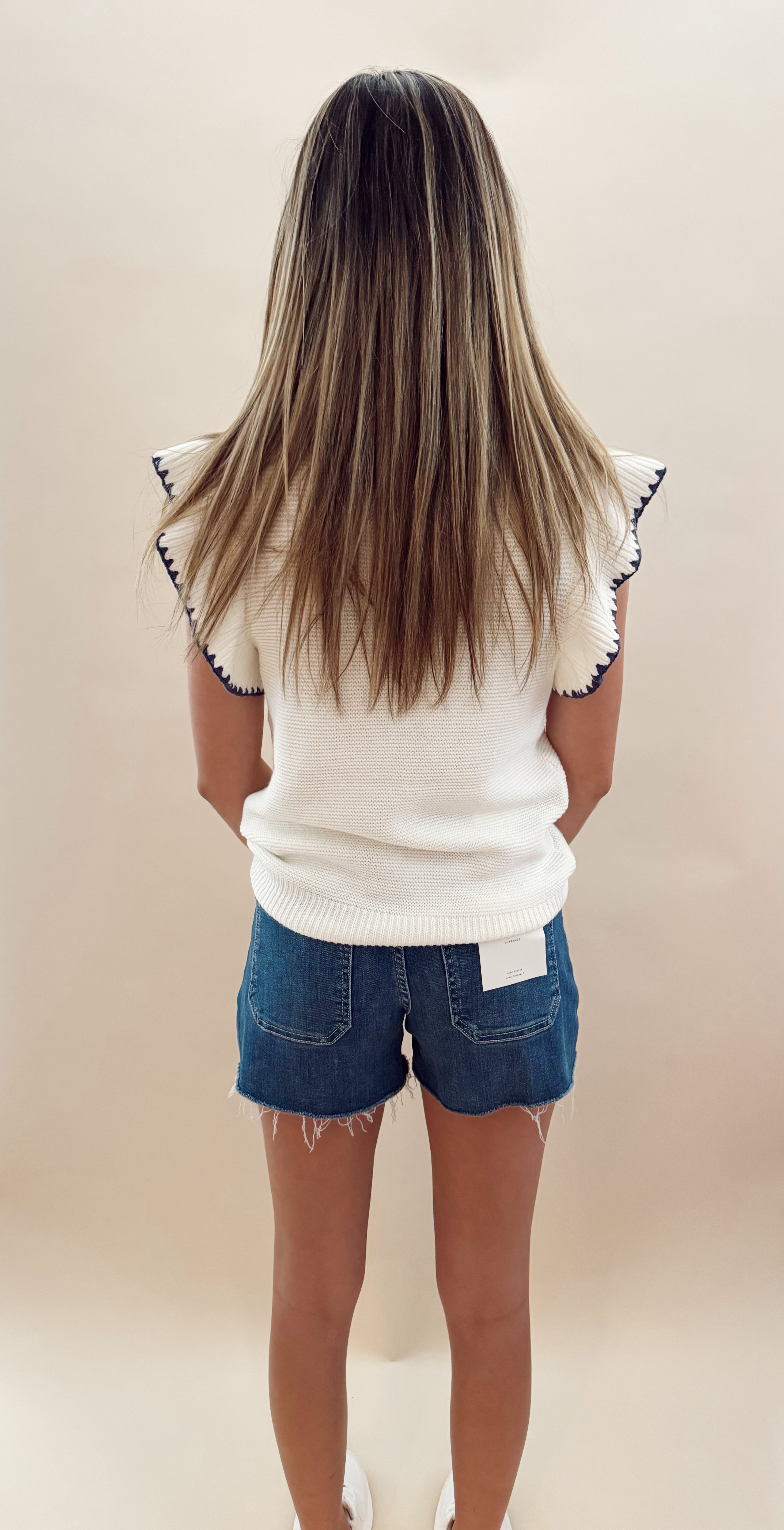 Flutter sleeve top