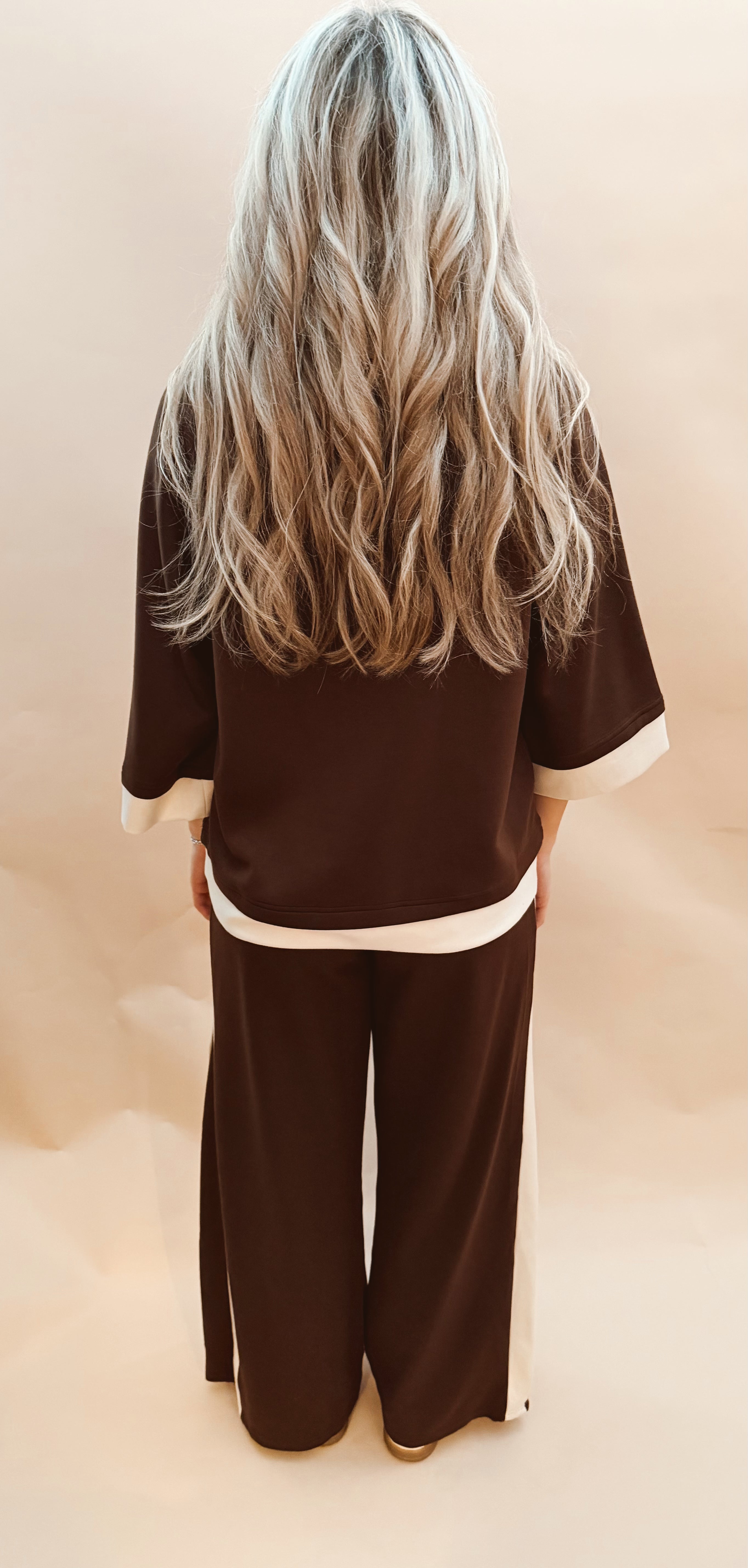 Luxeknit colorblock top