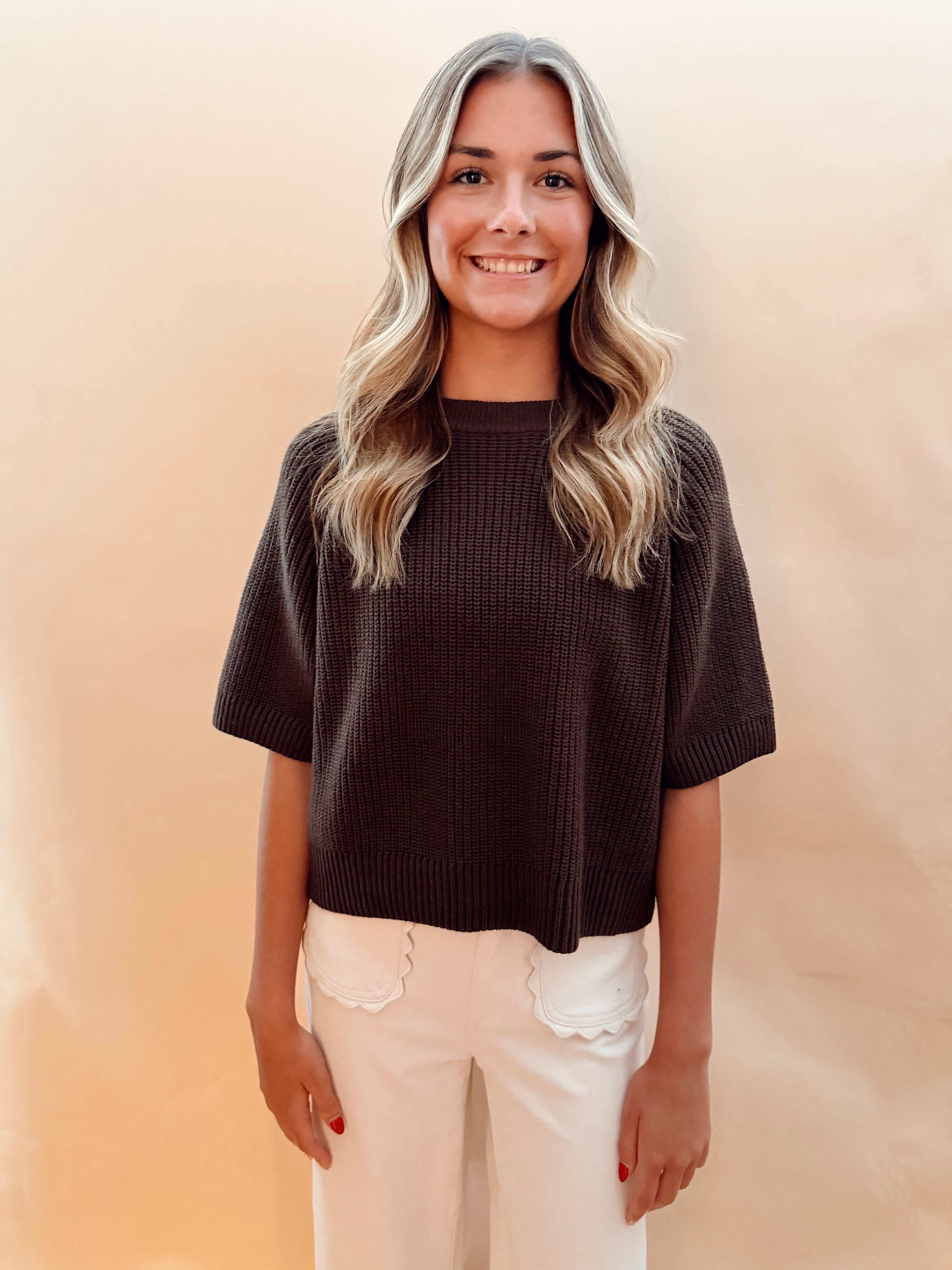 Short Sleeved Sweater