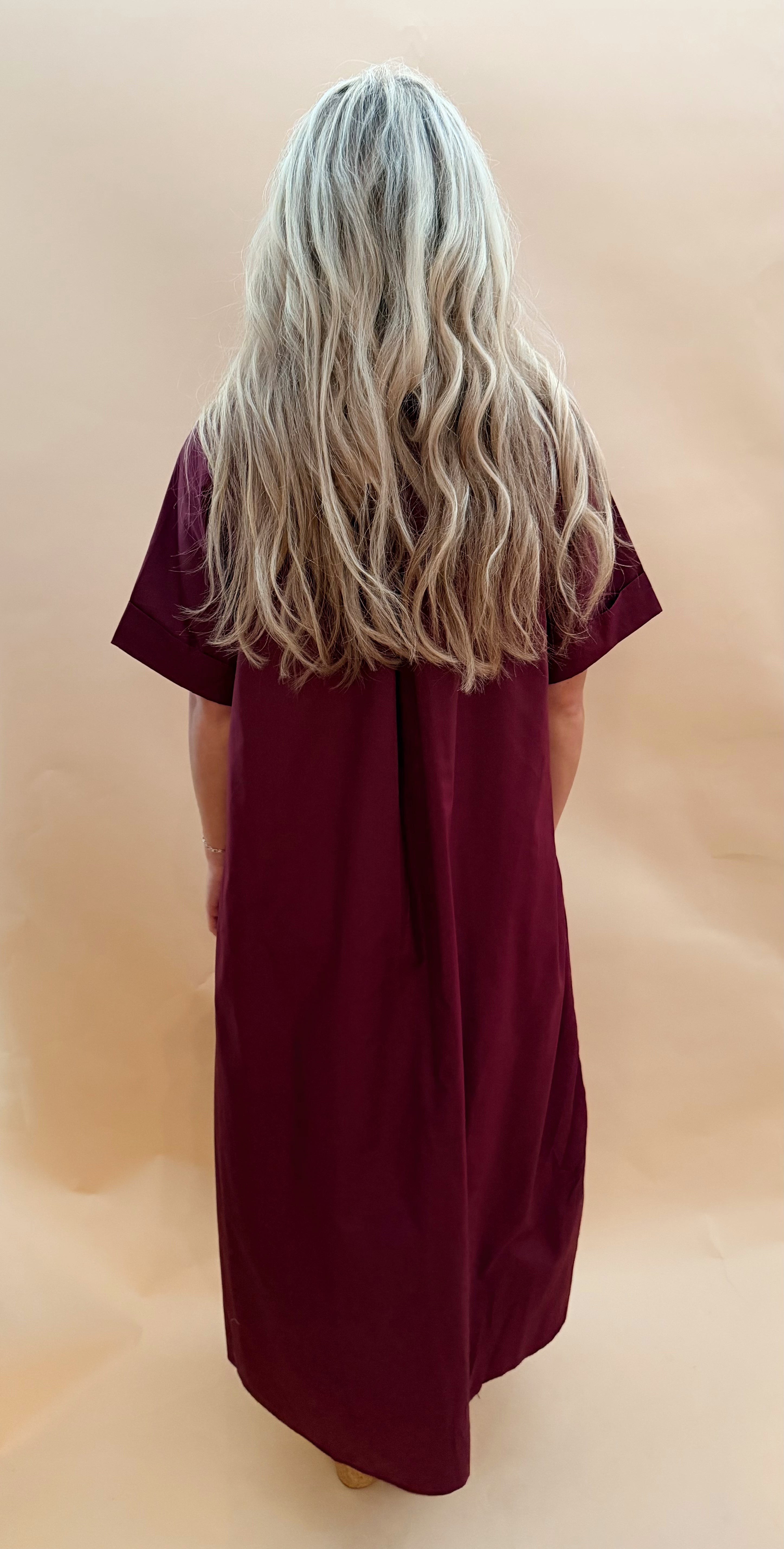 Collared Short Sleeve Dress
