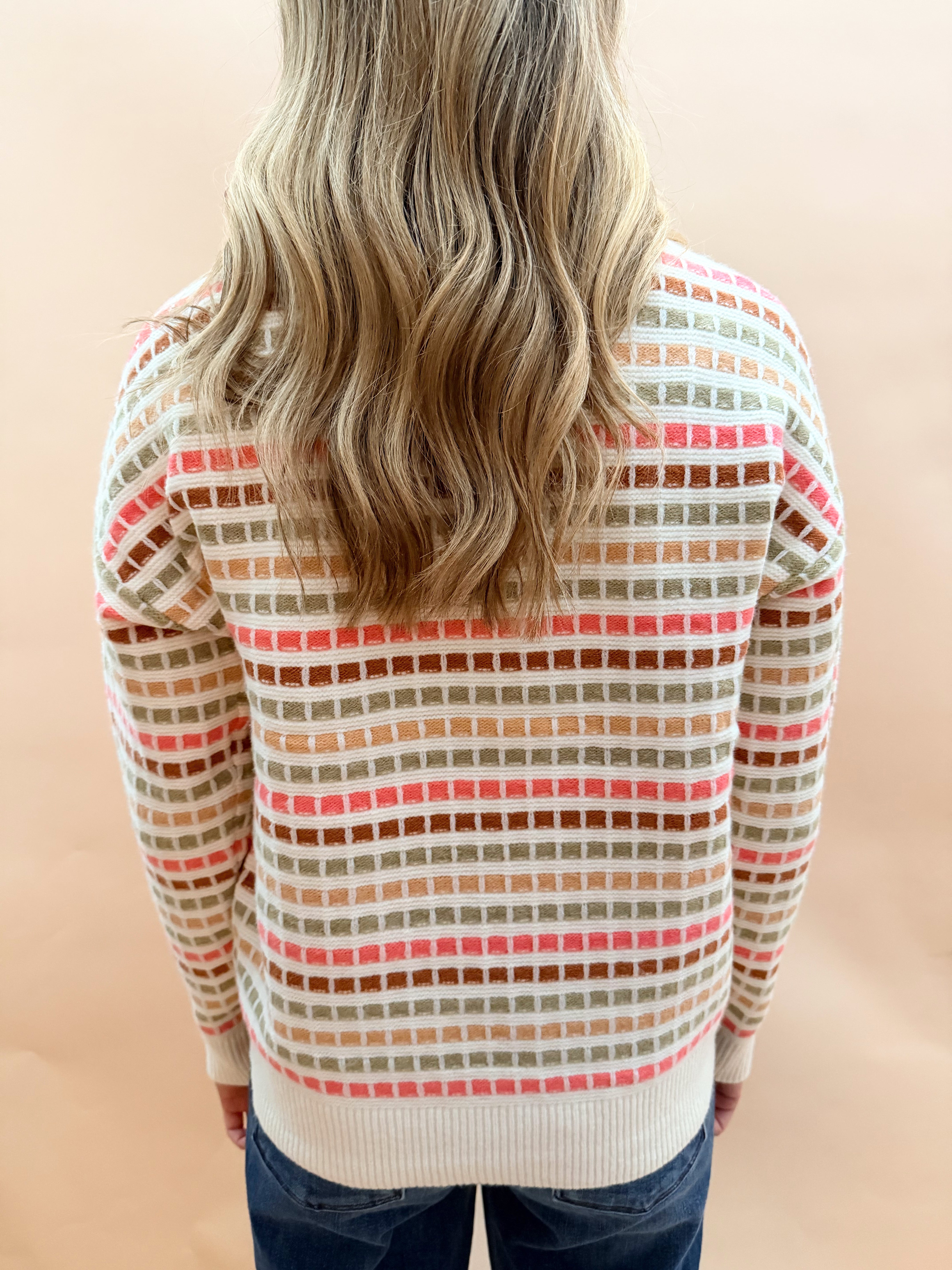 Multicolor stripe sweater