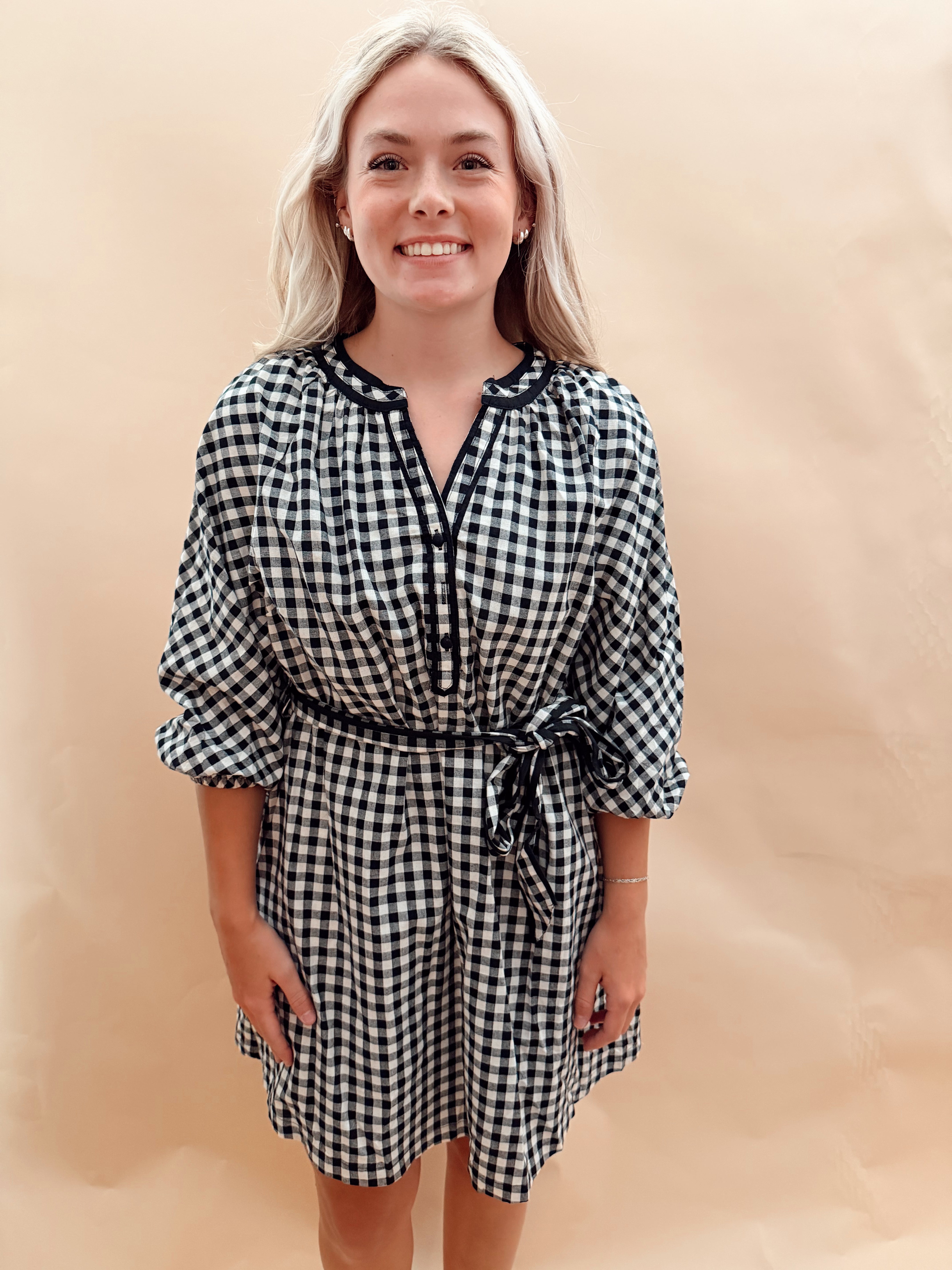 Plaid Mini Dress