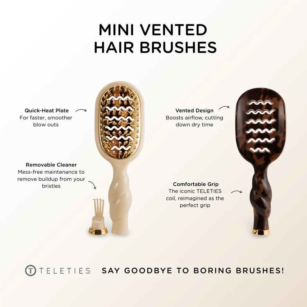 Teleties mini vented brush