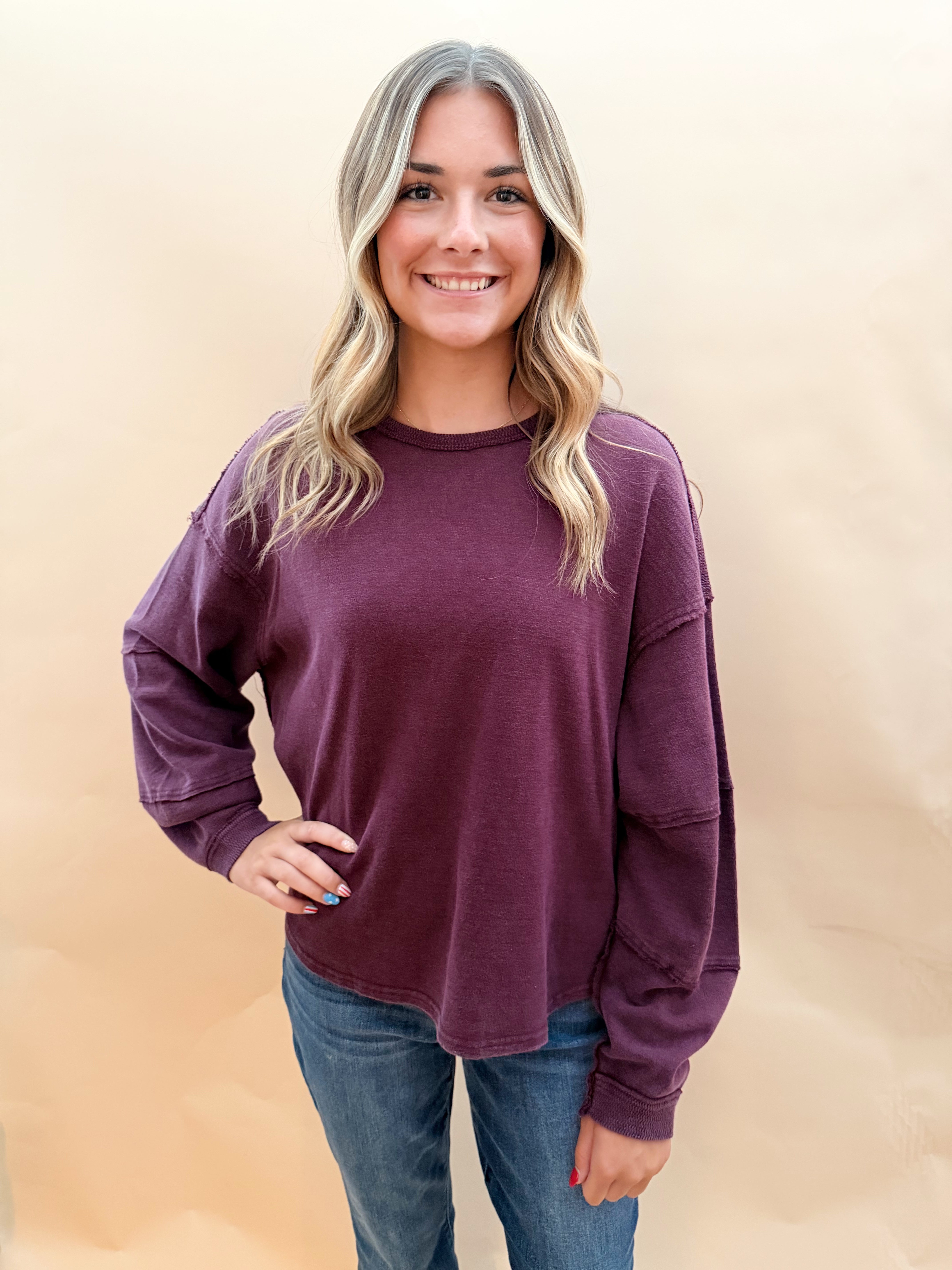 Long Sleeved Knit Top