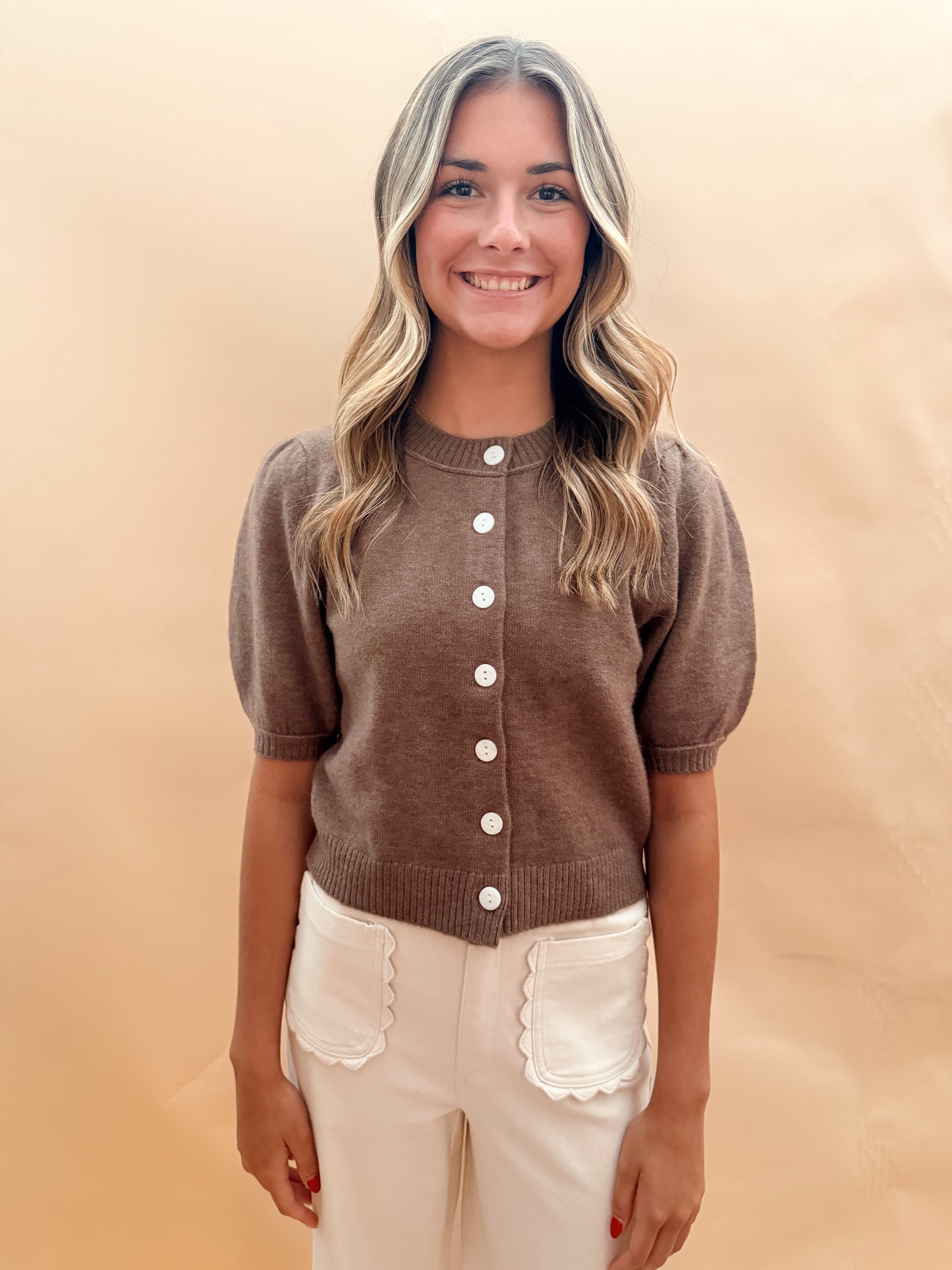 Knit Sweater with Buttons