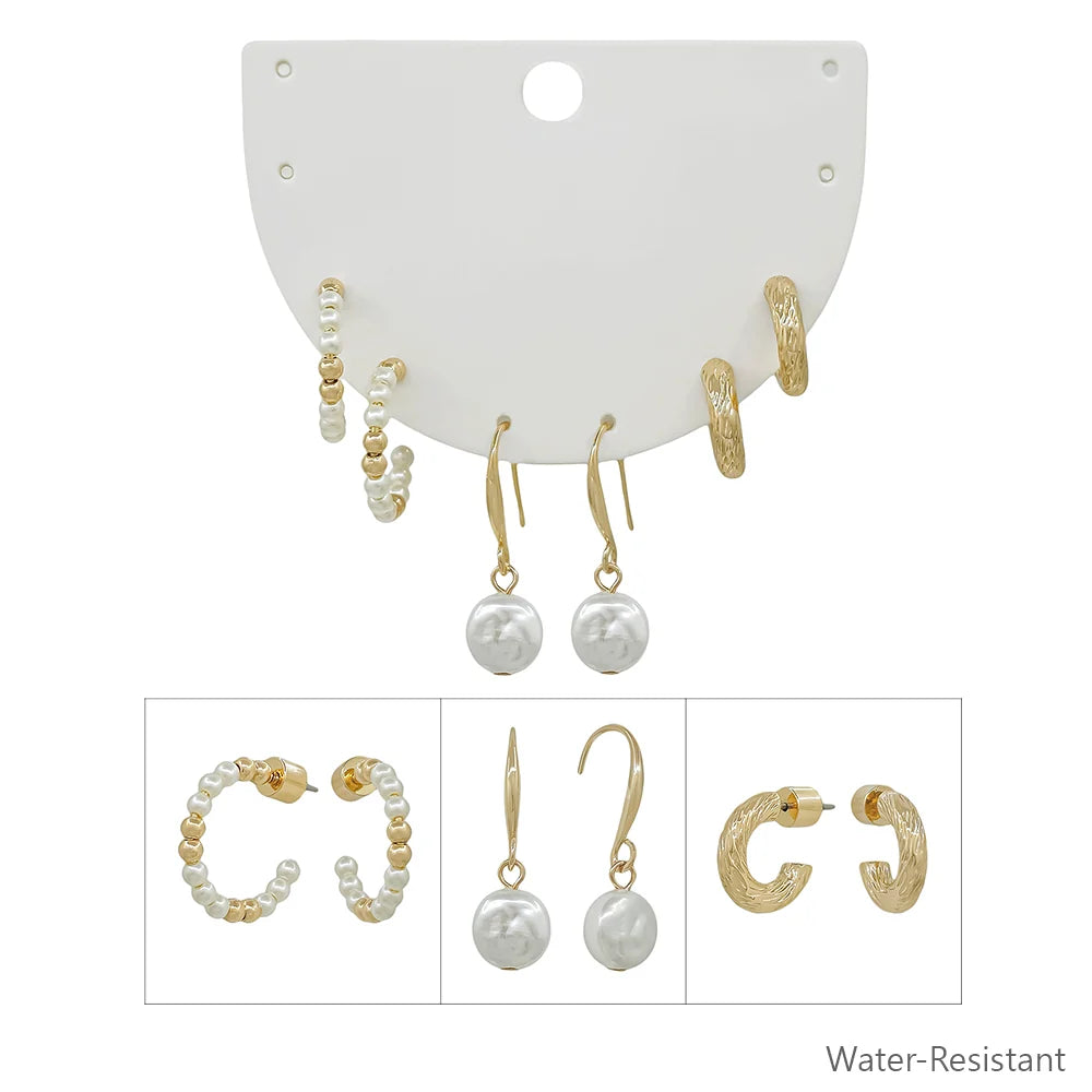 Set of 3 earring set