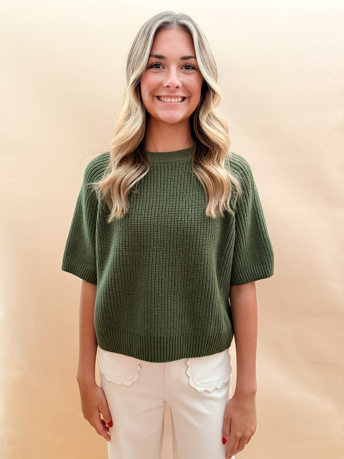 Short Sleeved Sweater