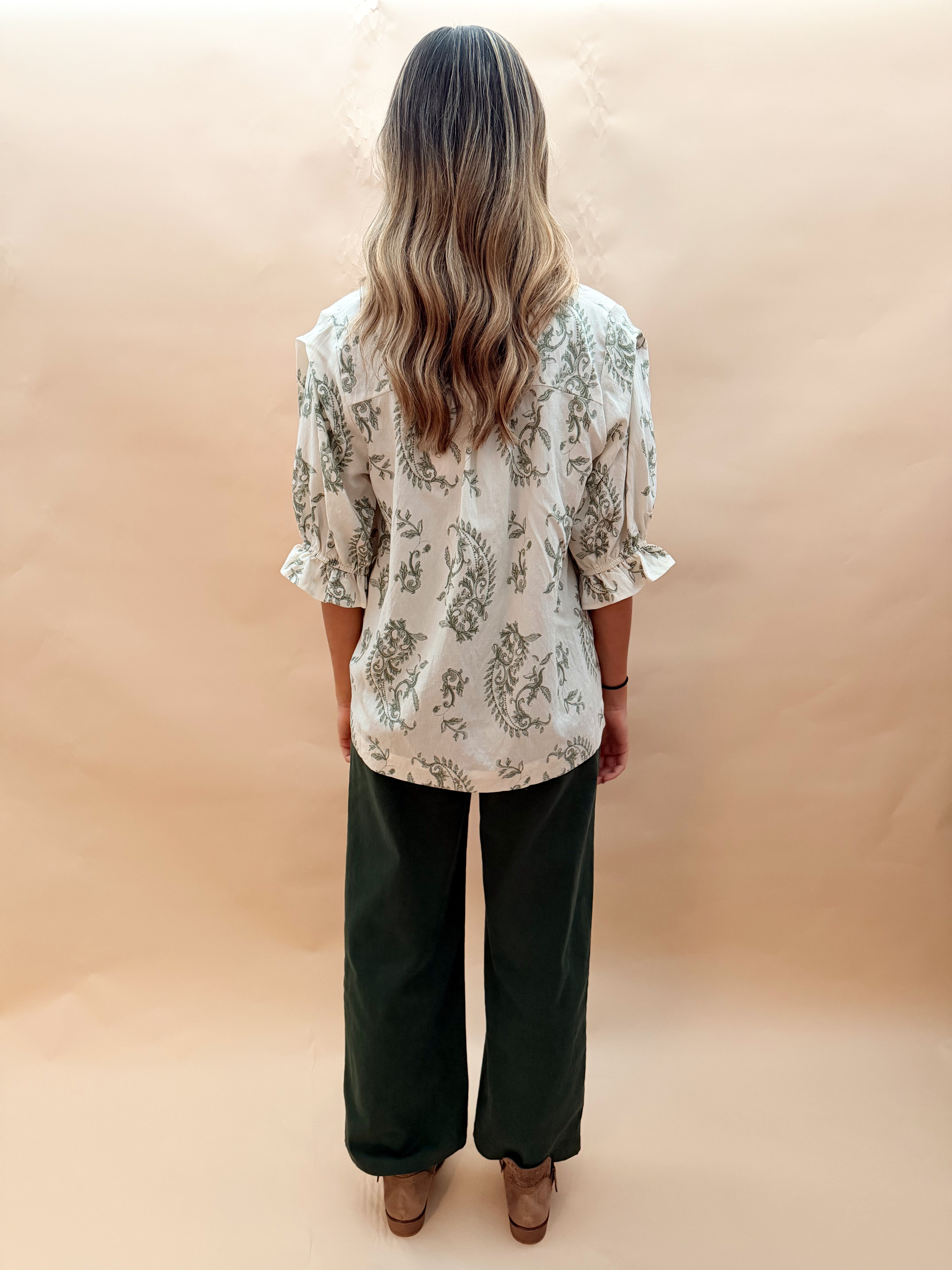 High waisted colored pant