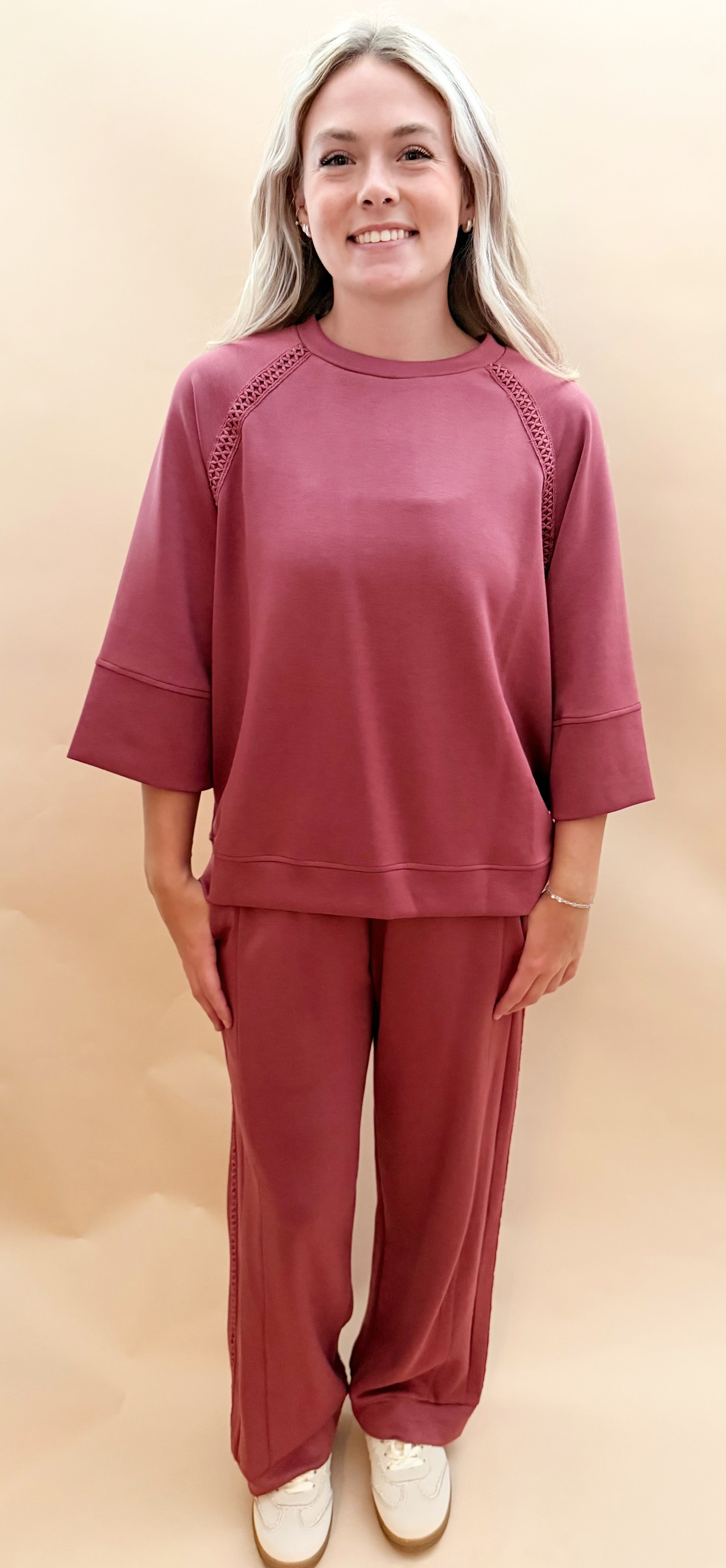 Luxeknit raglan top