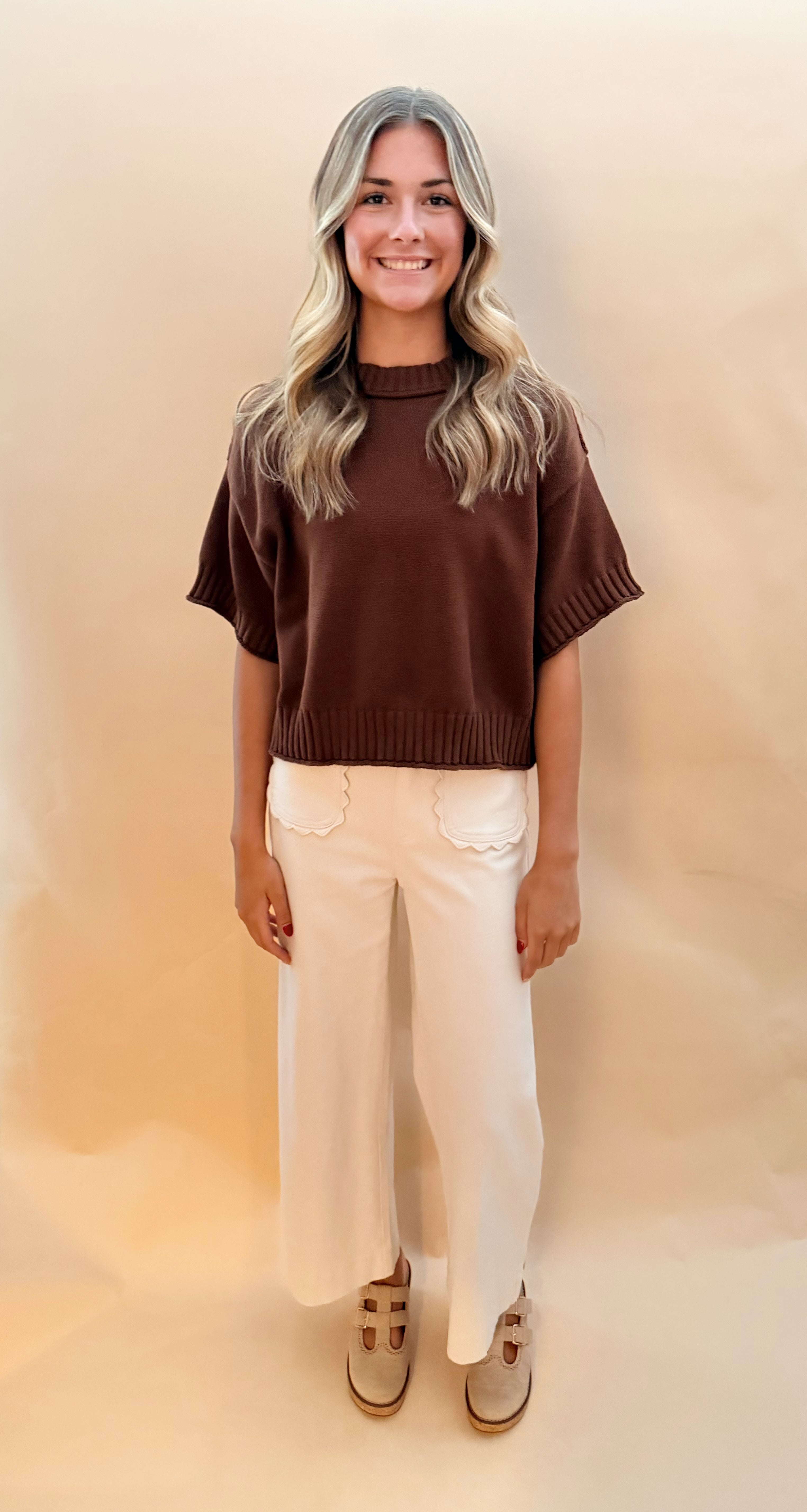 Short Sleeved Sweater