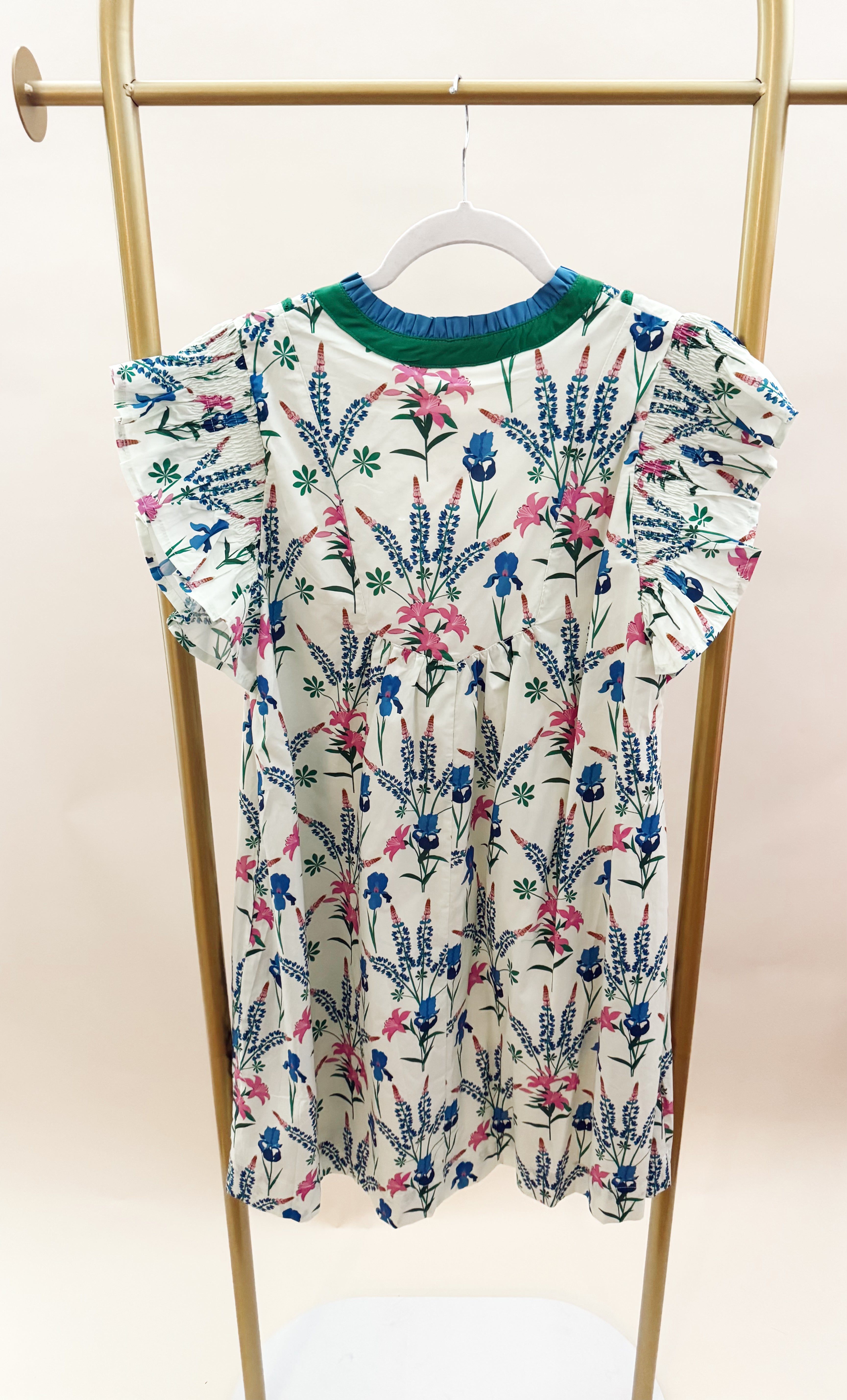 Multi-colored Floral Dress