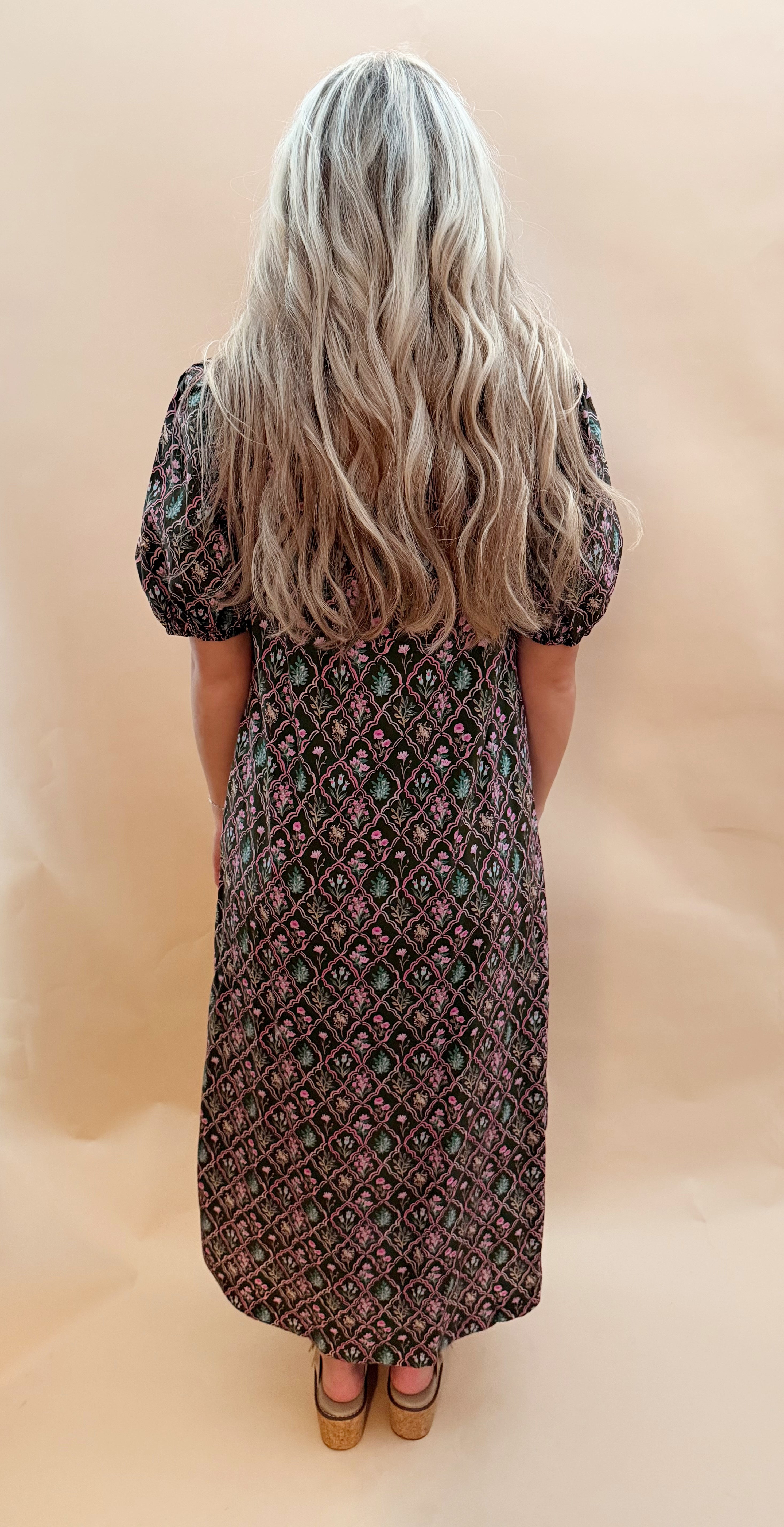 Printed maxi dress