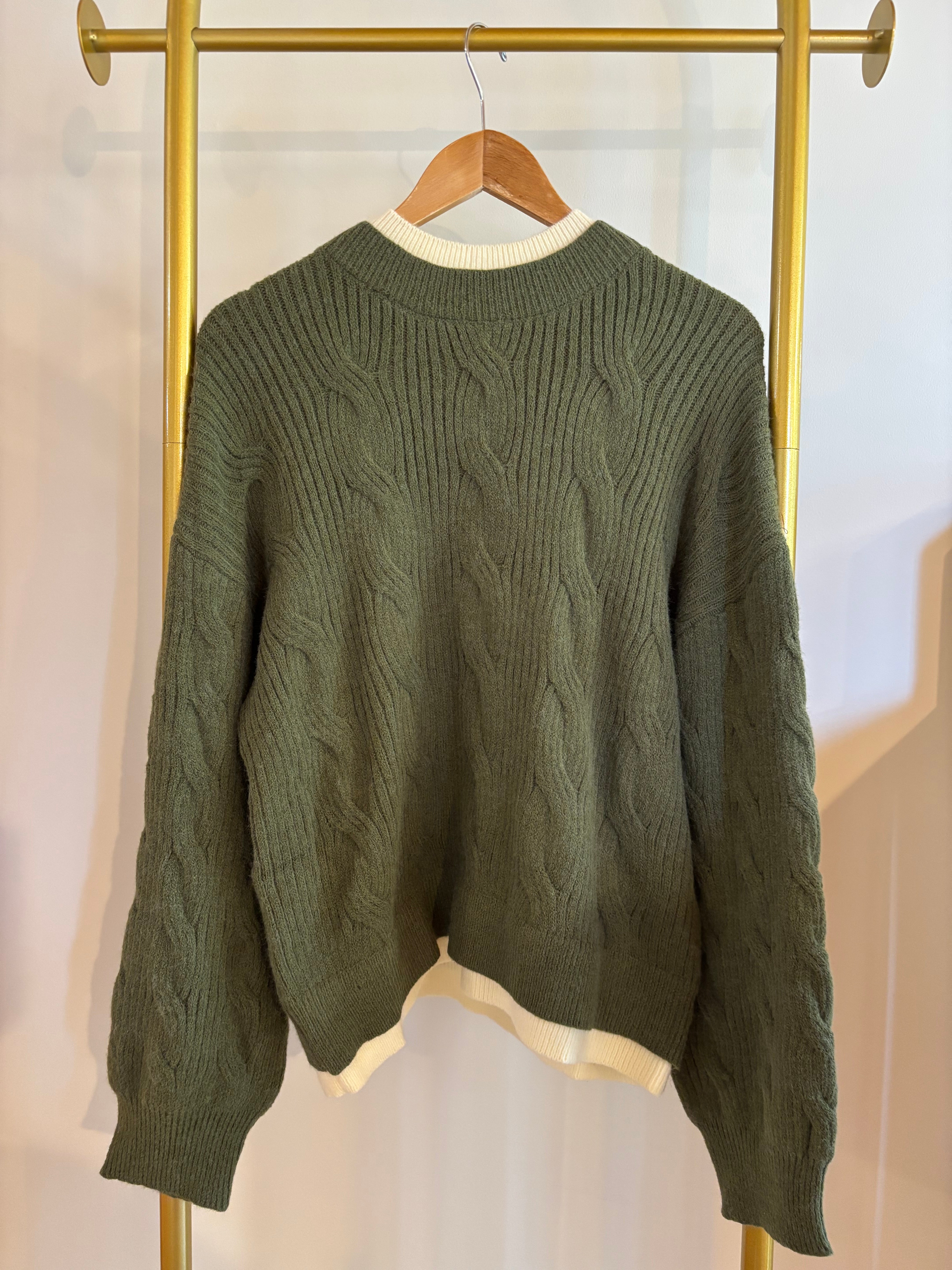 Layered sweater