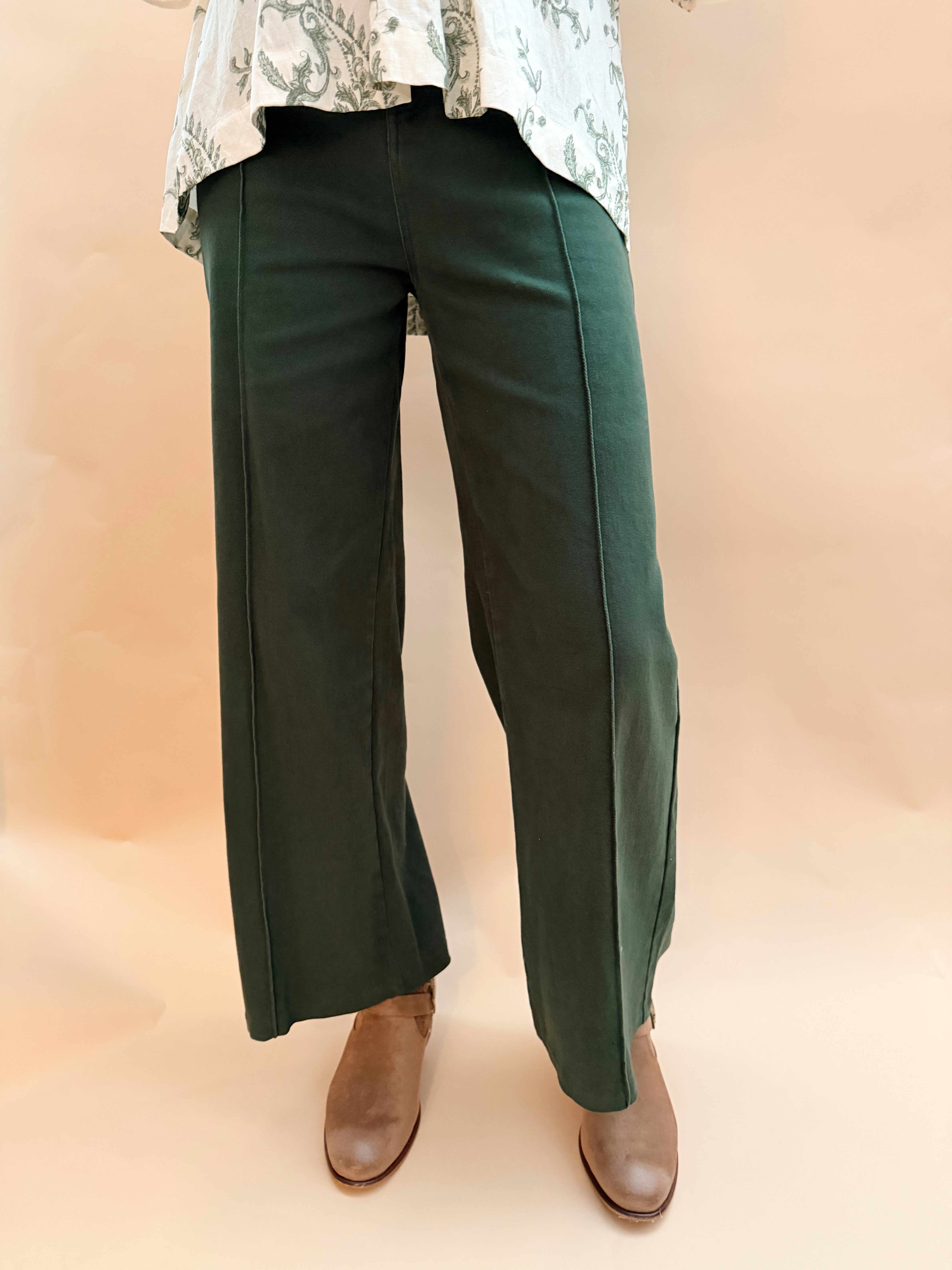 High waisted colored pant