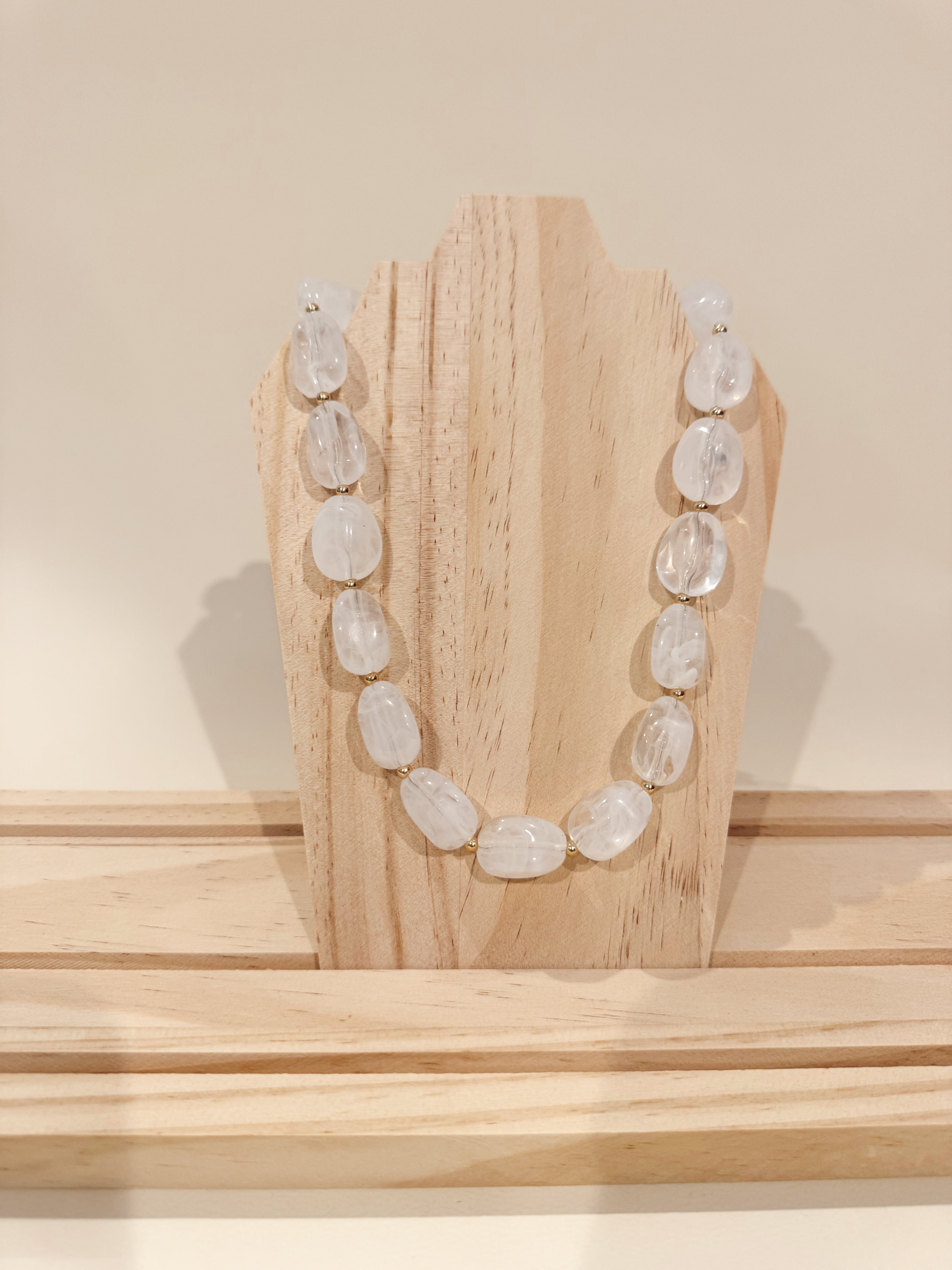 Big stone necklace