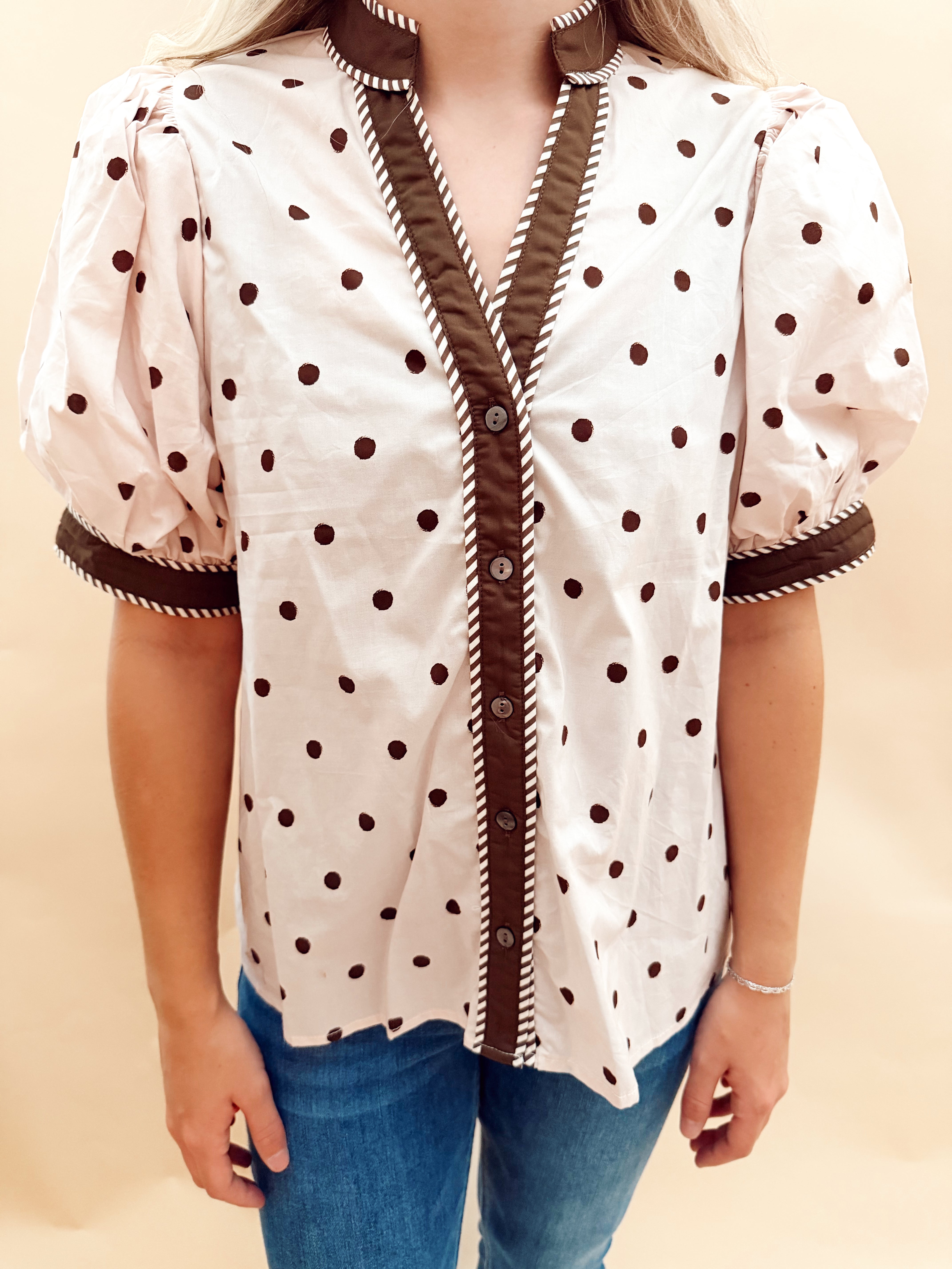 Polka Dot Blouse