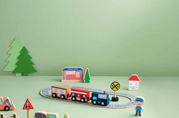 Wood toy set