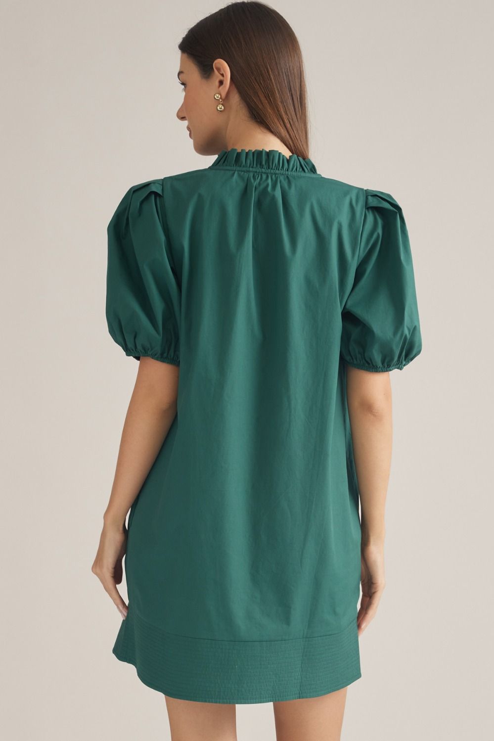 Vneck knee length dress