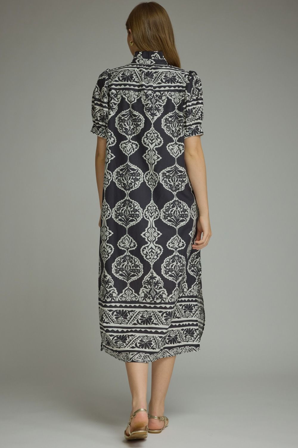 Pattern maxi dress