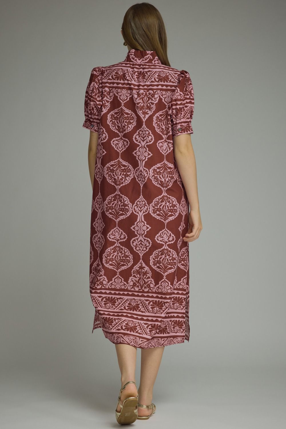 Pattern maxi dress
