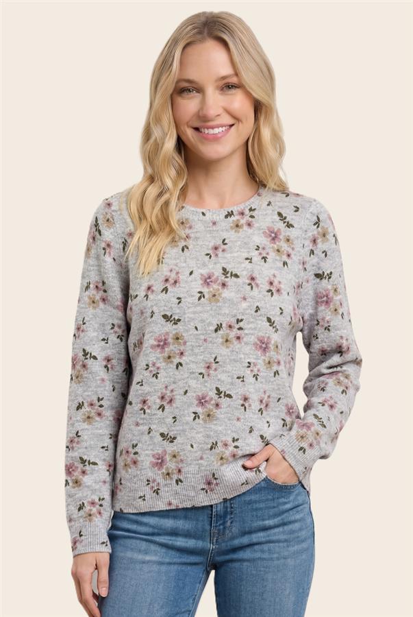 Floral long sleeve top