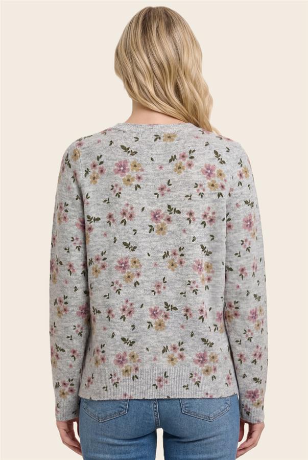 Floral long sleeve top