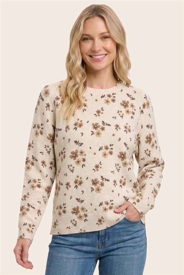 Floral long sleeve top