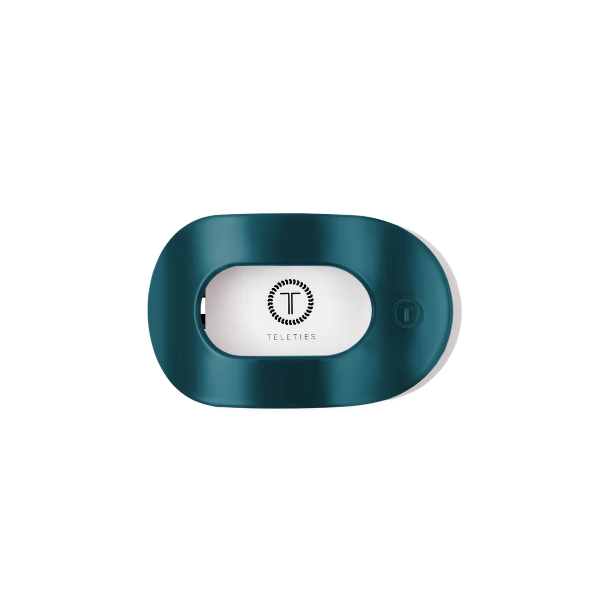 Teleties flat round hair clip
