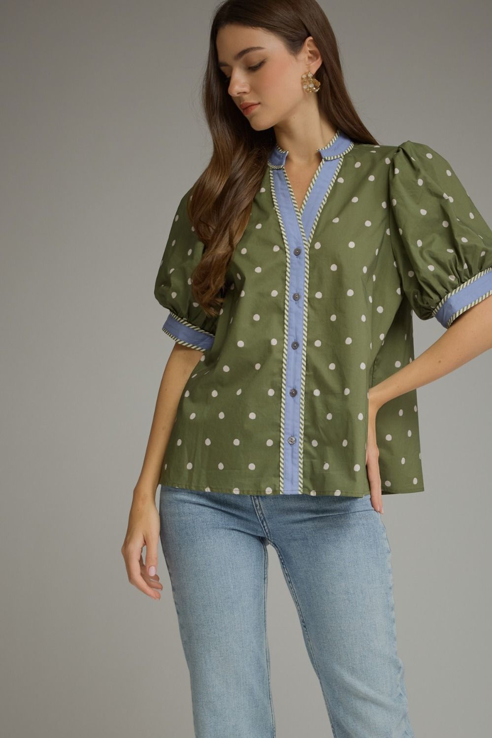 Polka Dot Blouse
