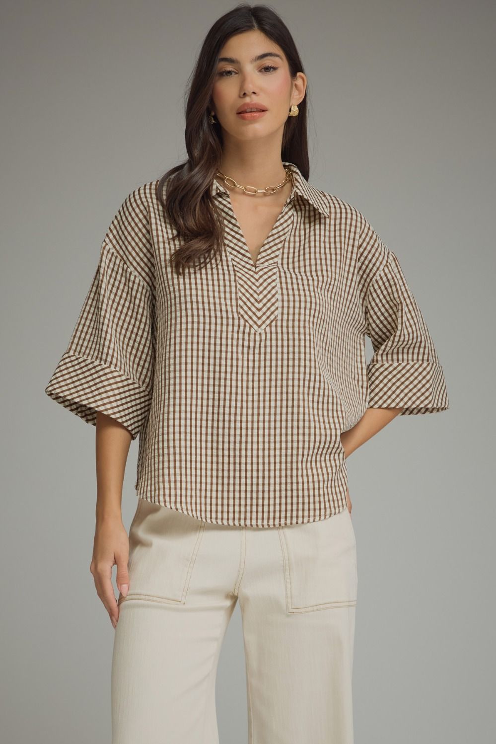 Checkered top