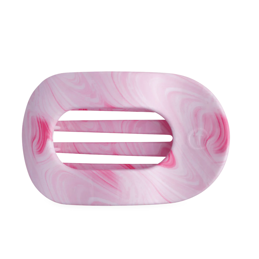 Teleties flat round hair clip