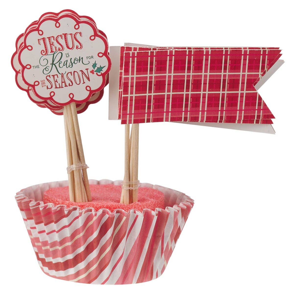 Cupcake Papers 24pc Jesus is the Reason/Joy to the World