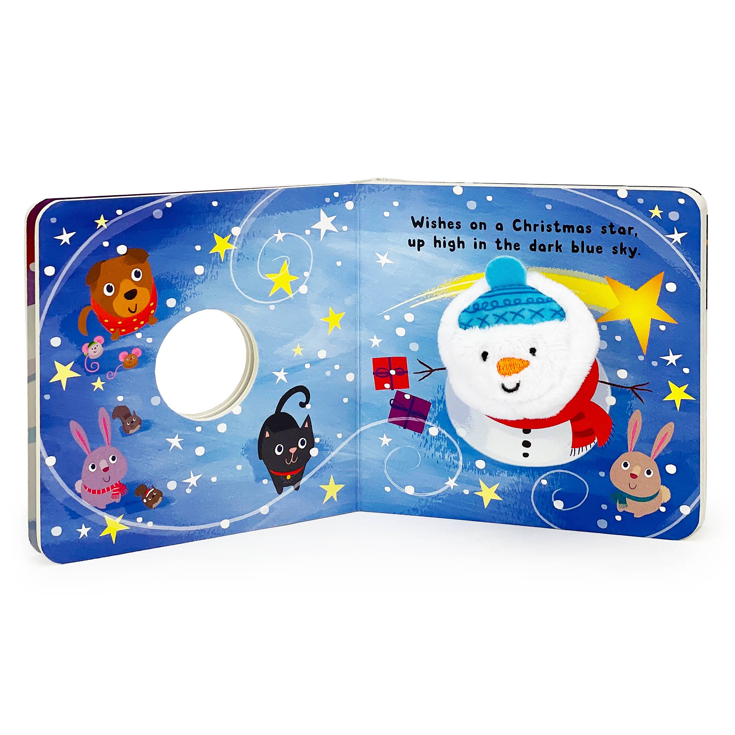 Friendly Little Snowman Christmas Finger Puppet Board Book