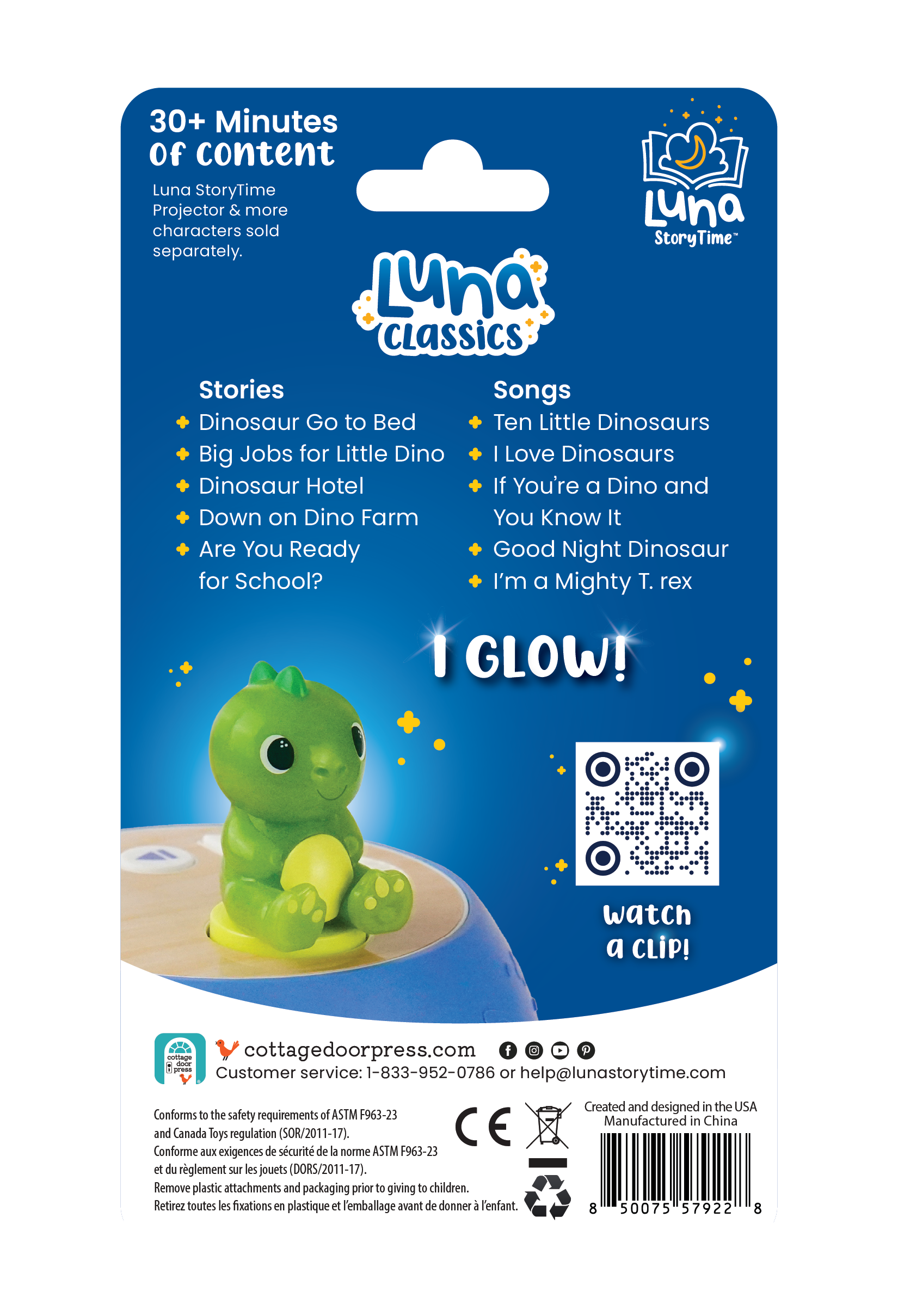 Dinosaur Stories Luna Figurine (Projector Sold Separately)