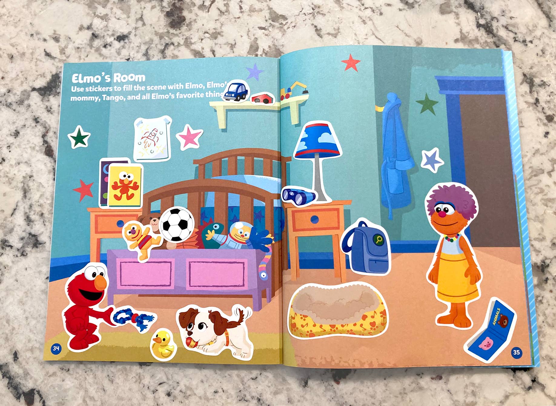 Sesame Street Toddler Sticker & Learning Activity Book