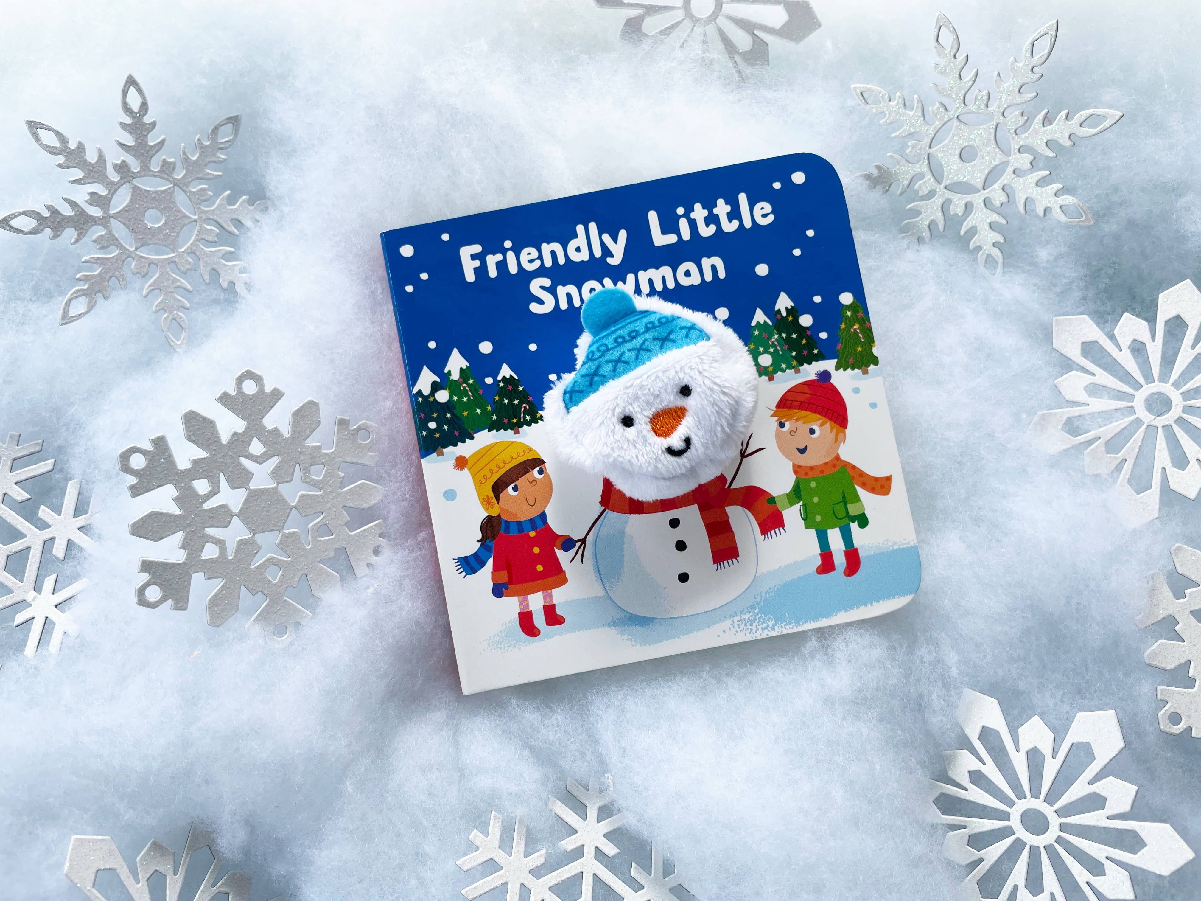 Friendly Little Snowman Christmas Finger Puppet Board Book