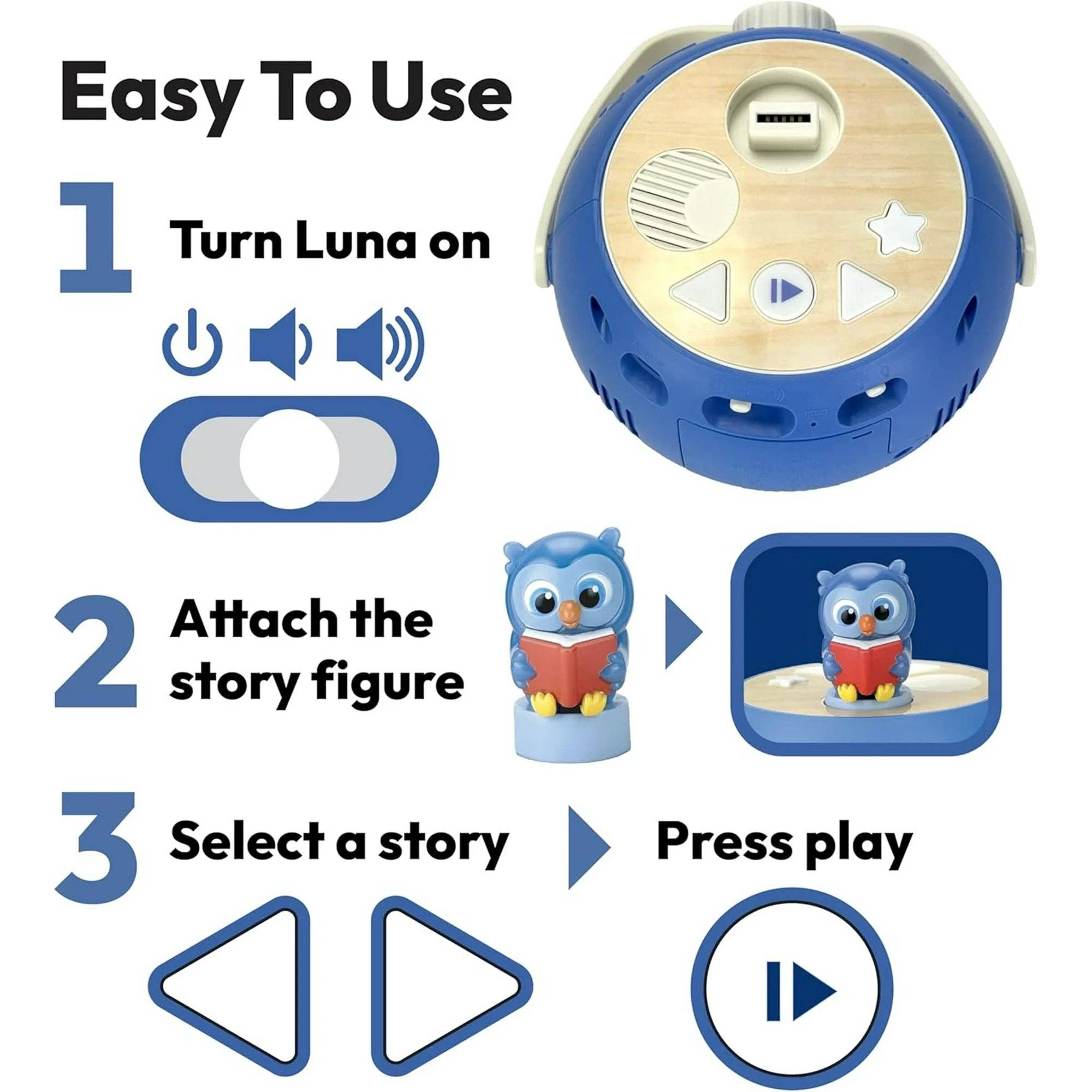 Super Simple Songs Luna Figurine (Projector Sold Separately)