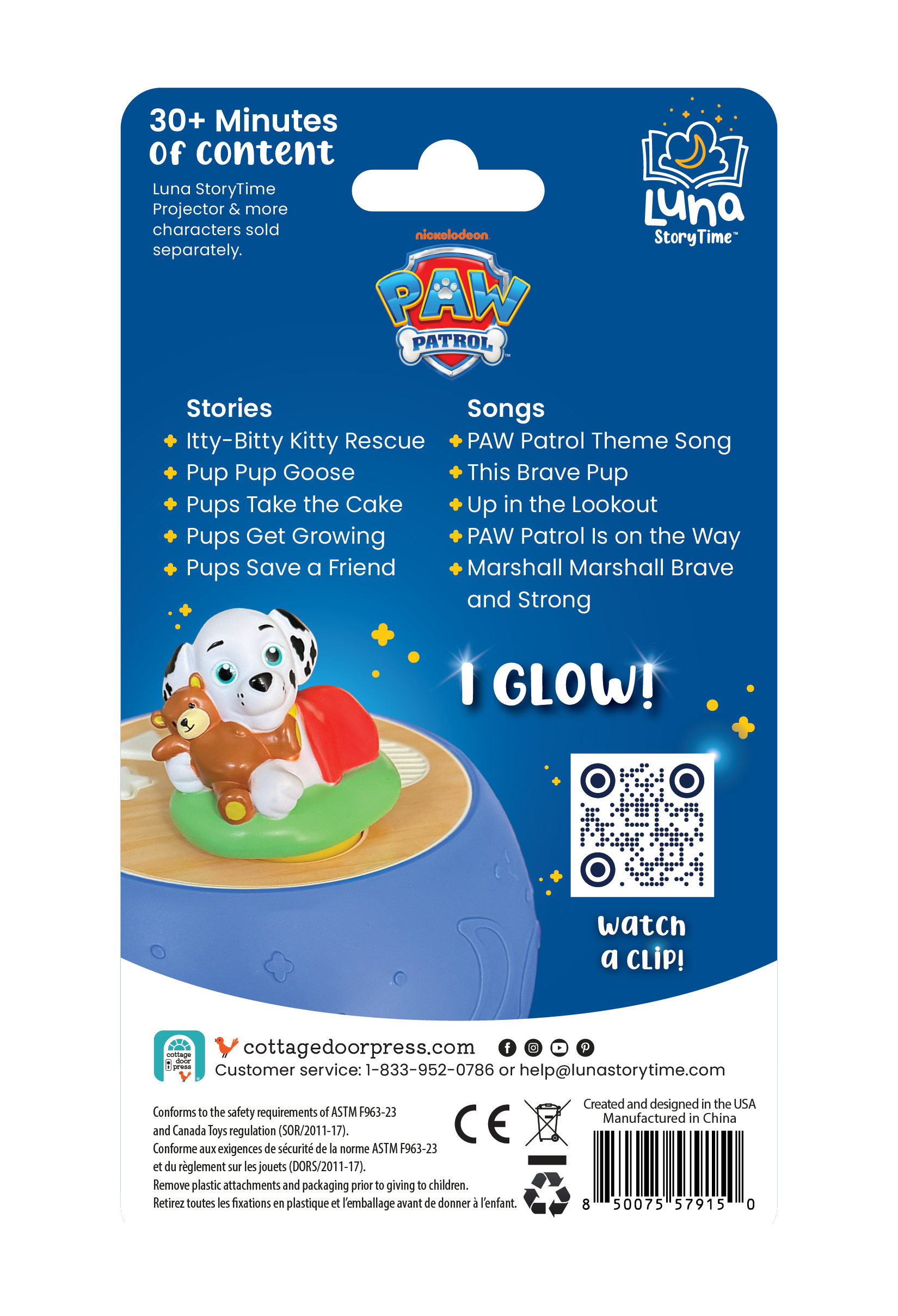 PAW Patrol Marshall Luna Figurine –Projector Sold Separately
